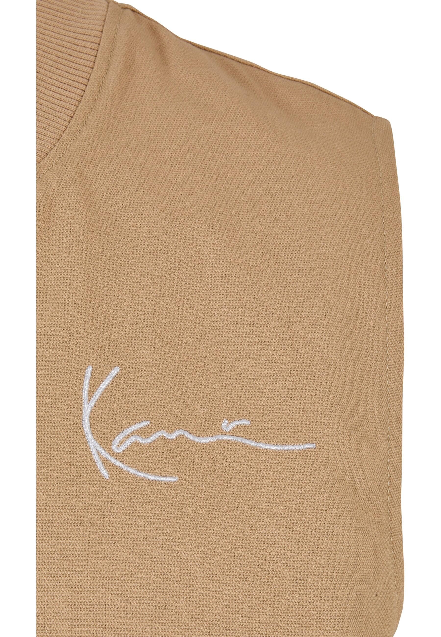 Karl Kani Steppweste »Karl Kani Herren KM231-044-1 KK Chest Signature Vest sand«, (1 tlg.)