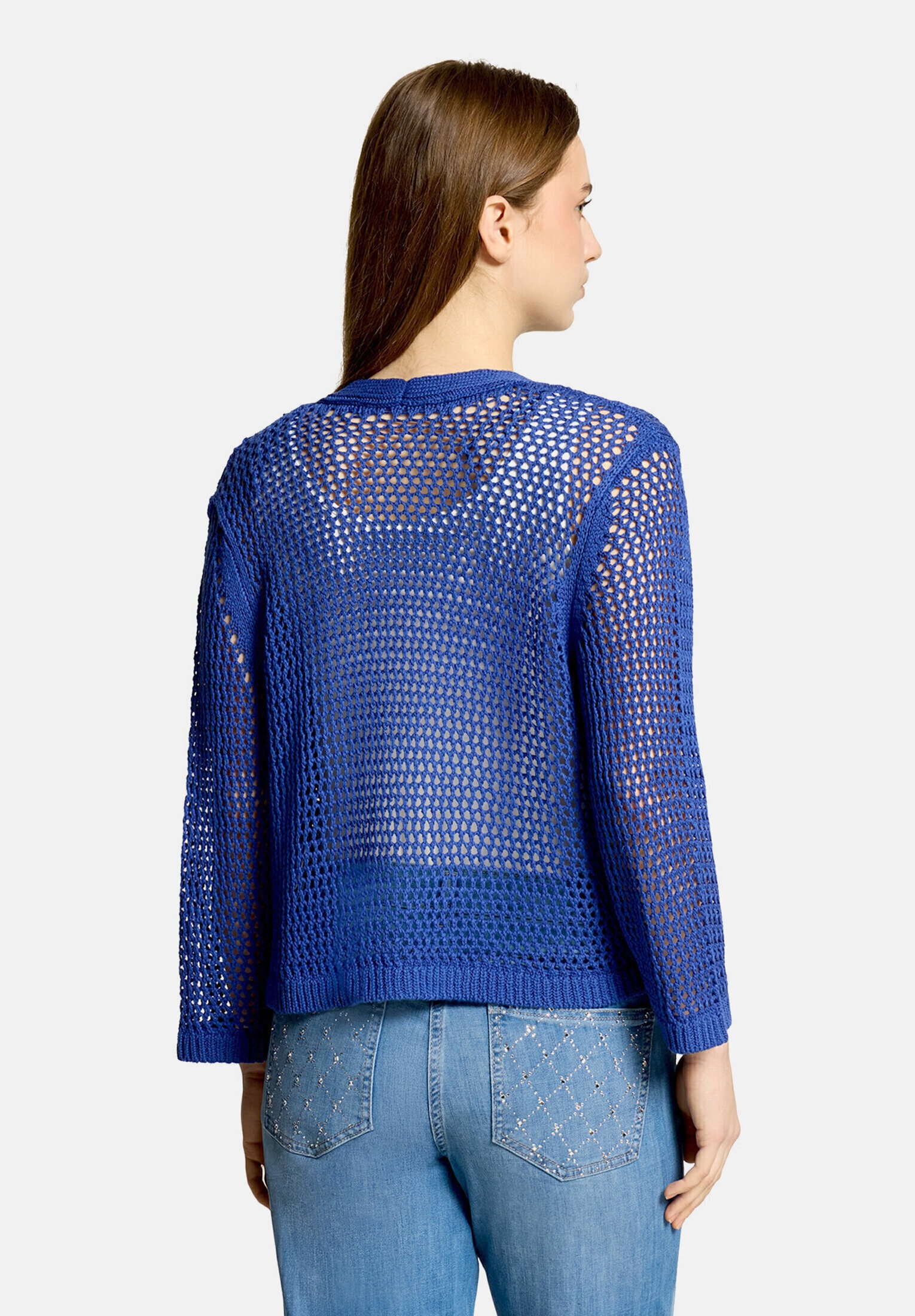 Betty Barclay Strickjacke »Damen mit Lochmuster« 1 tlg.