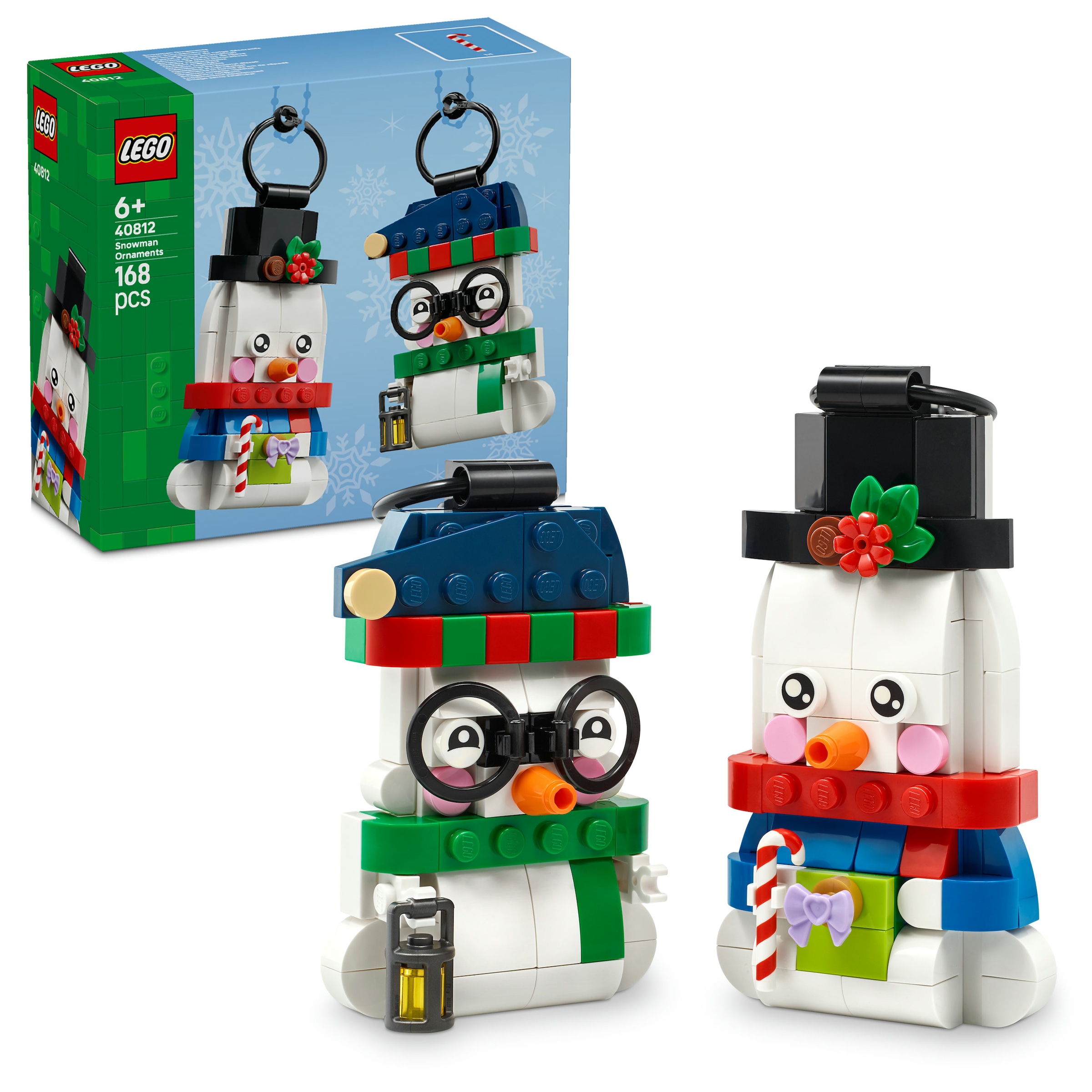 LEGO® Konstruktionsspielsteine »Deko-Schneemänner (40812), LEGO Iconic« Made in Europe