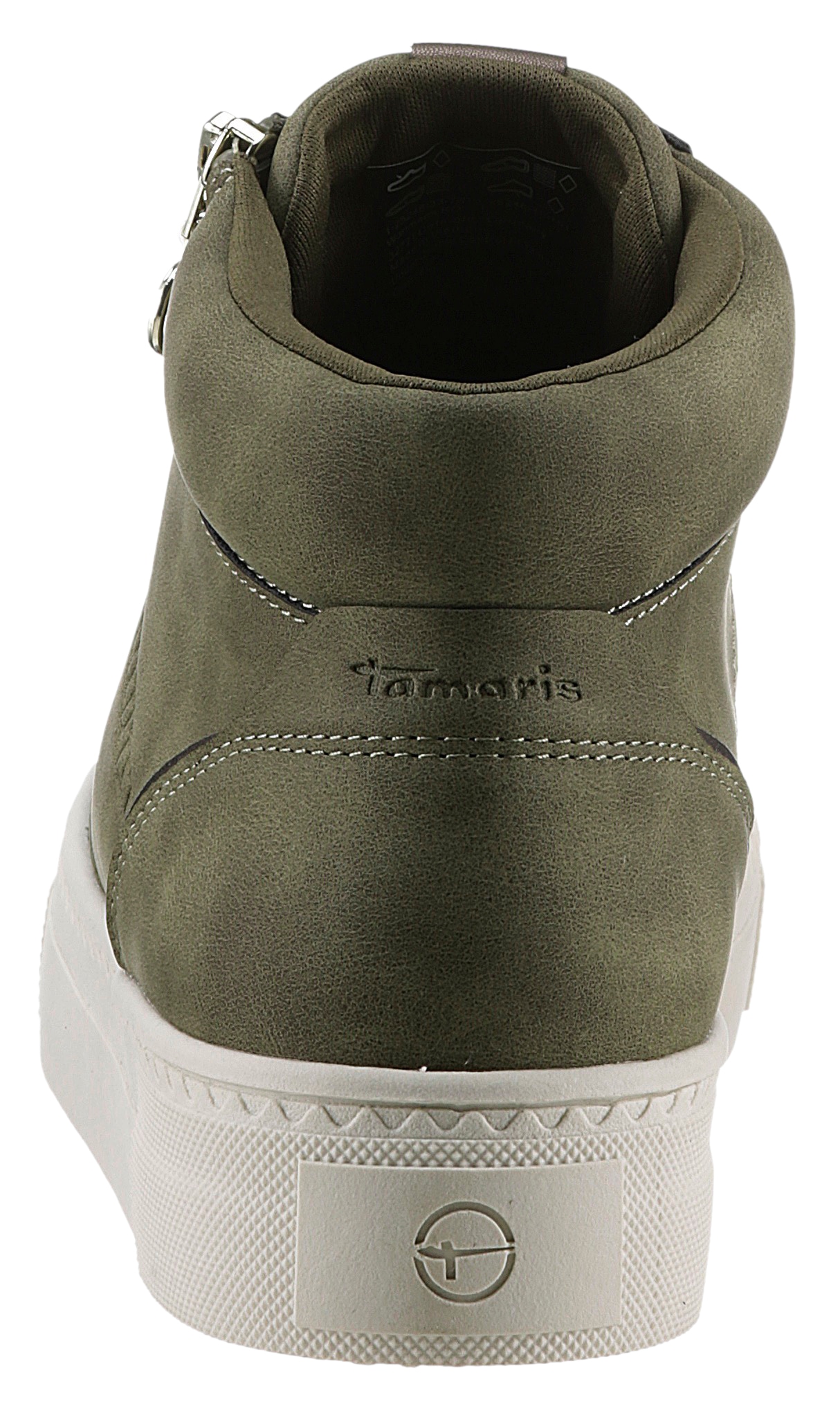 Tamaris Plateausneaker, High-Top-Sneaker, Freitzeitschuh, Schnürer, gepolsterter Schaftrand