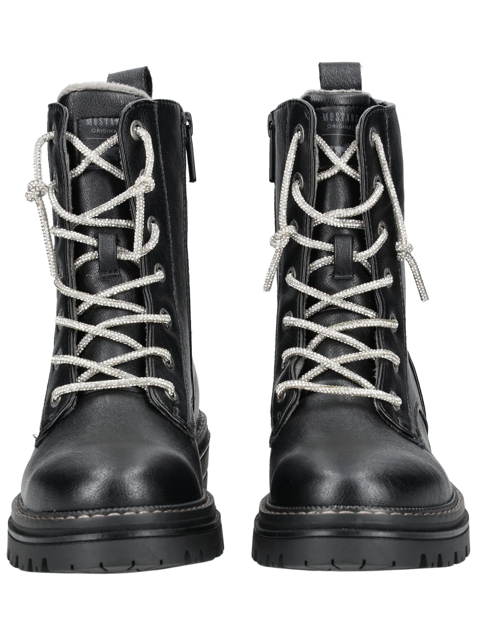 Mustang Shoes Schnürstiefelette »Mustang Shoes Stiefelette Lederimitat«