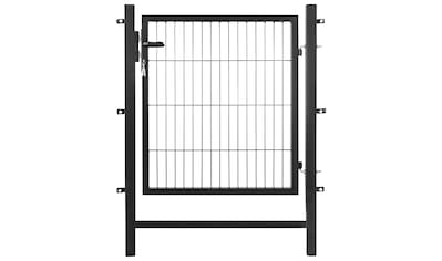 Zauneinzeltür »EASY«, Breite: 100 cm, Höhe: 80 - 120 cm, zum Einbetonieren, montagefertig