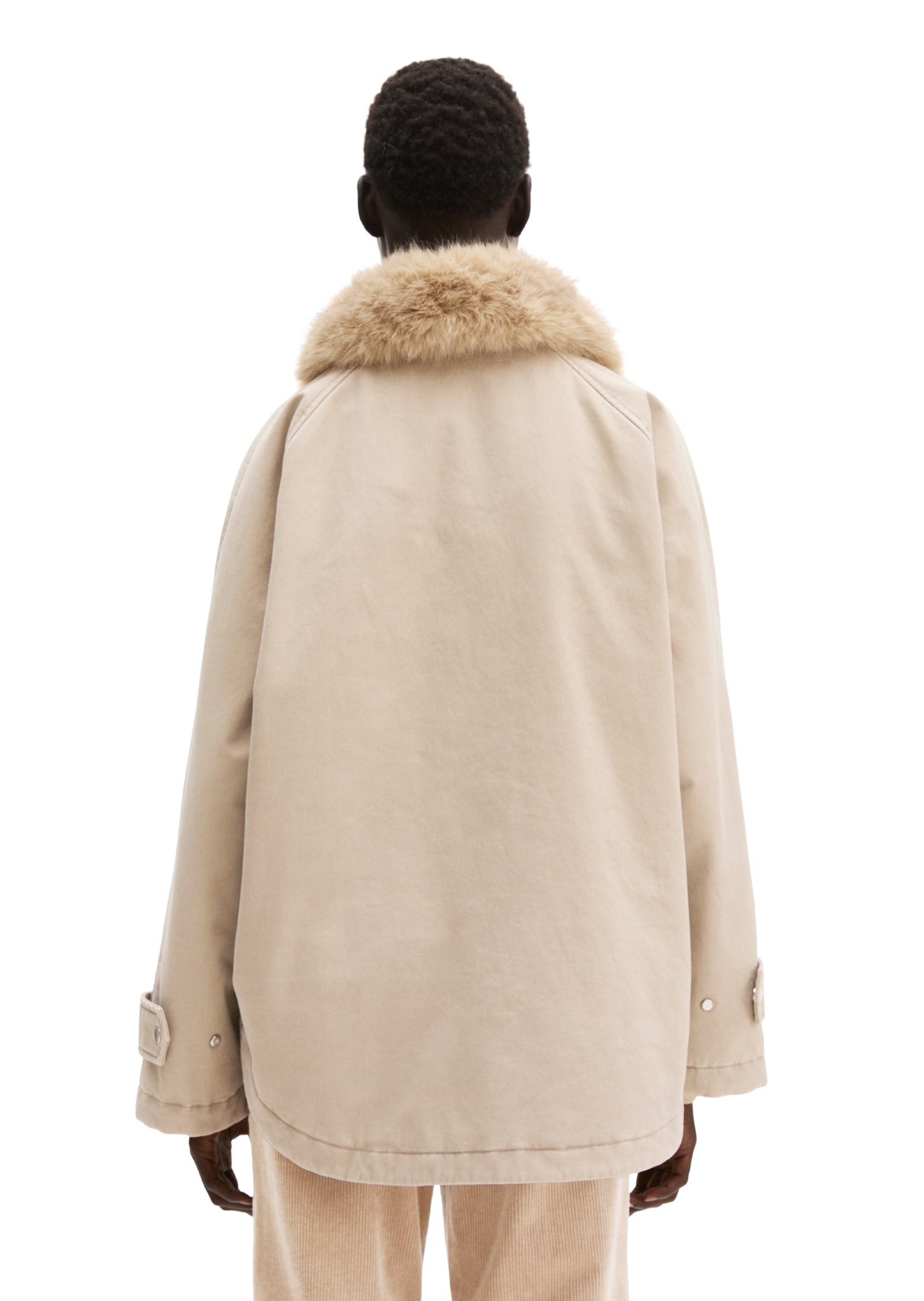 Marc O'Polo Outdoorjacke »mit abnehmbarem Fake-Fur-Kragen«
