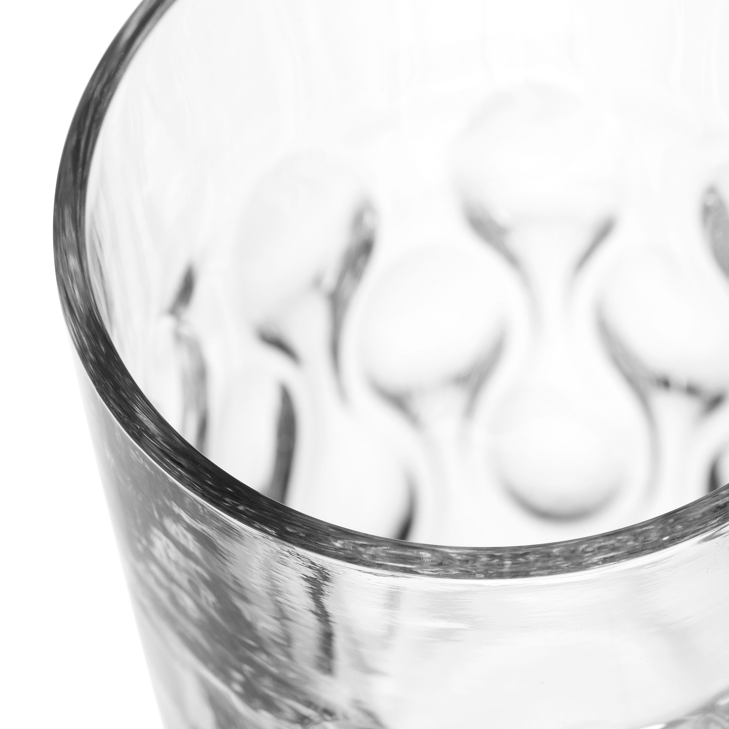 LEONARDO Latte-Macchiato-Glas »GOCCE, 380 ml, 6er-Set«, (Set, 6 tlg.), 3. Variante, mit Tropfenrelief