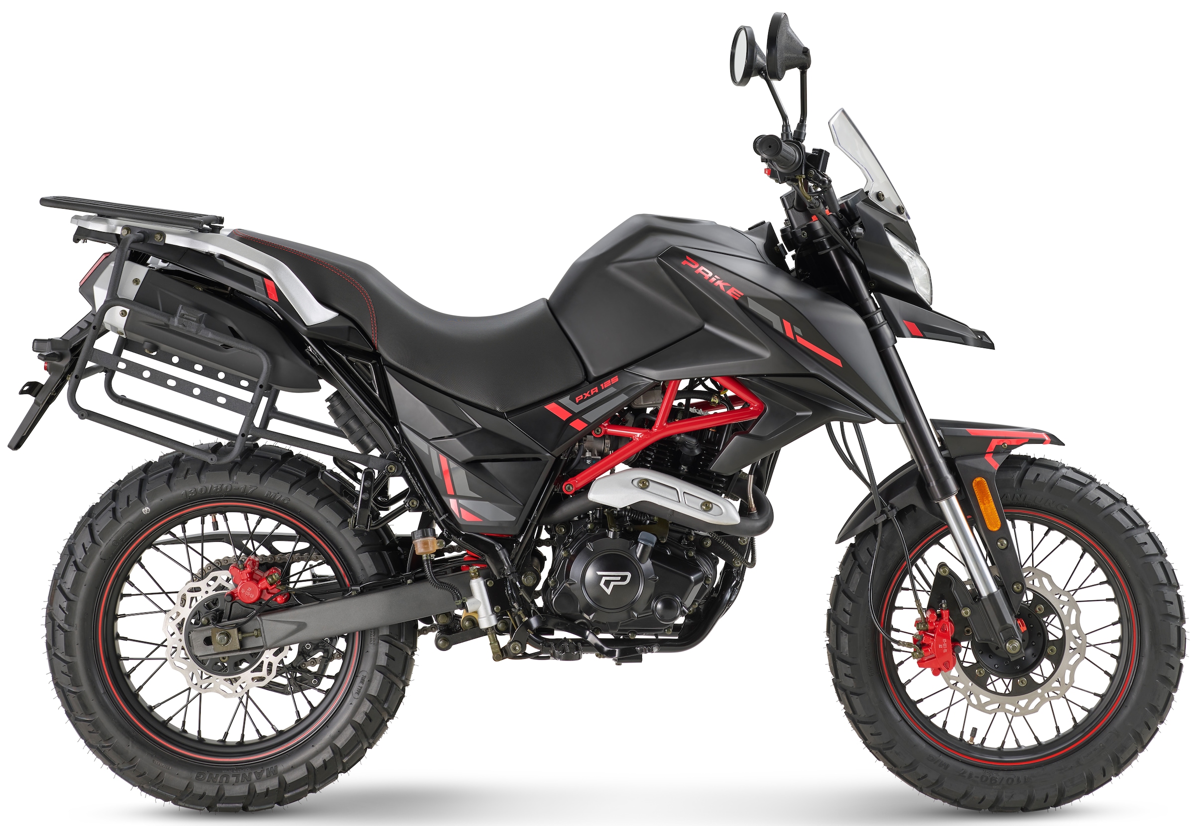 PRIKE Motorrad »PXA 125 Adventure, E5+« 124 cm³ 85 km/h Euro 5+ 9,9 7,3 kW, 9,9 PS, CBS, 125er Reise-Enduro, digitales Cockpit