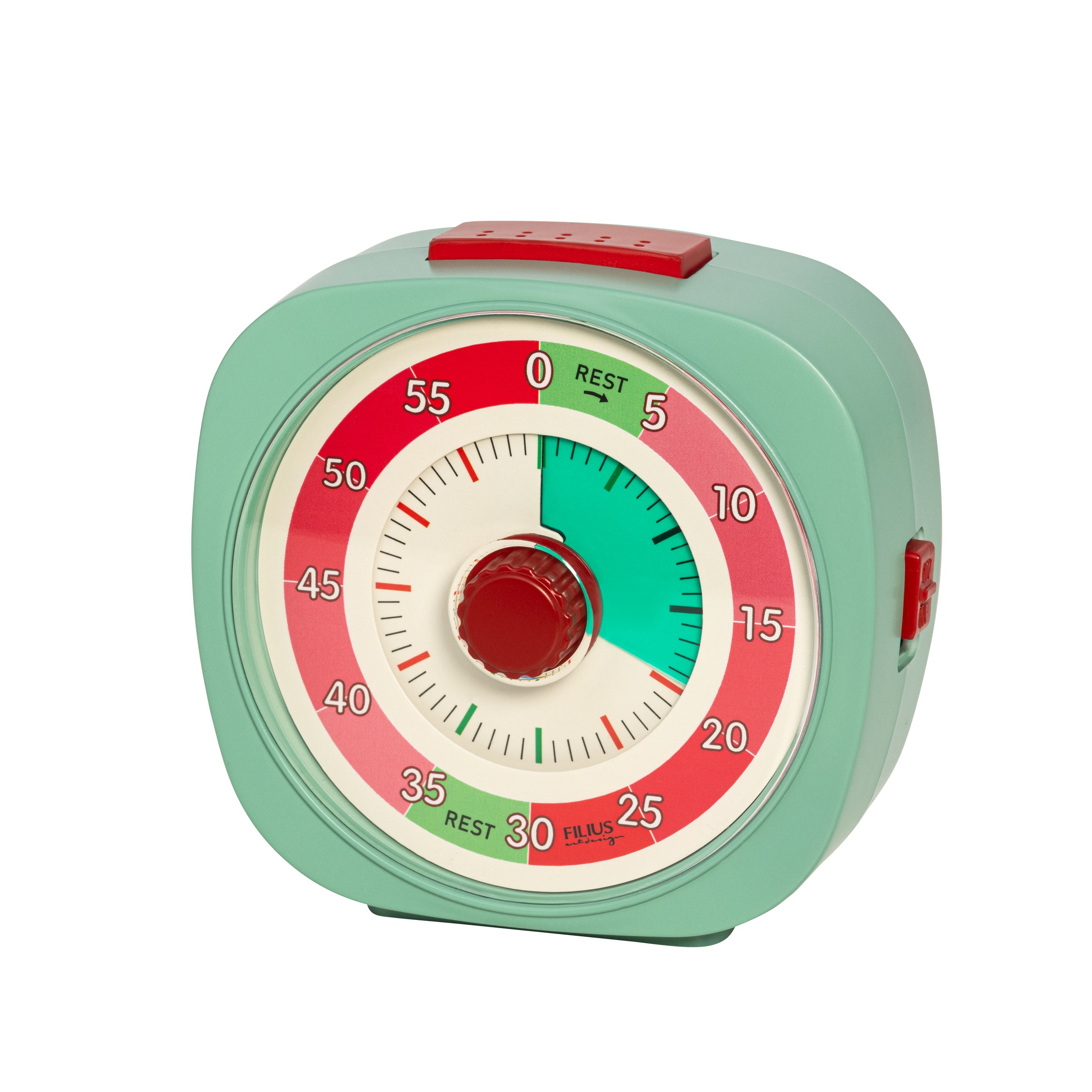 Kurzzeitmesser FILIUS ZEITDESIGN, grün, Wecker, Eieruhr,Küche,Küchentimer,Küchenaccessoires,bis 59 Minuten einstellbar