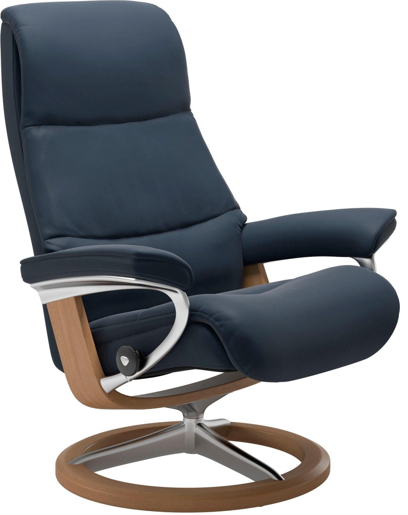 Stressless "View" Set, Relaxsessel mit Hocker, mit Signature Base, Größe M, günstig online kaufen