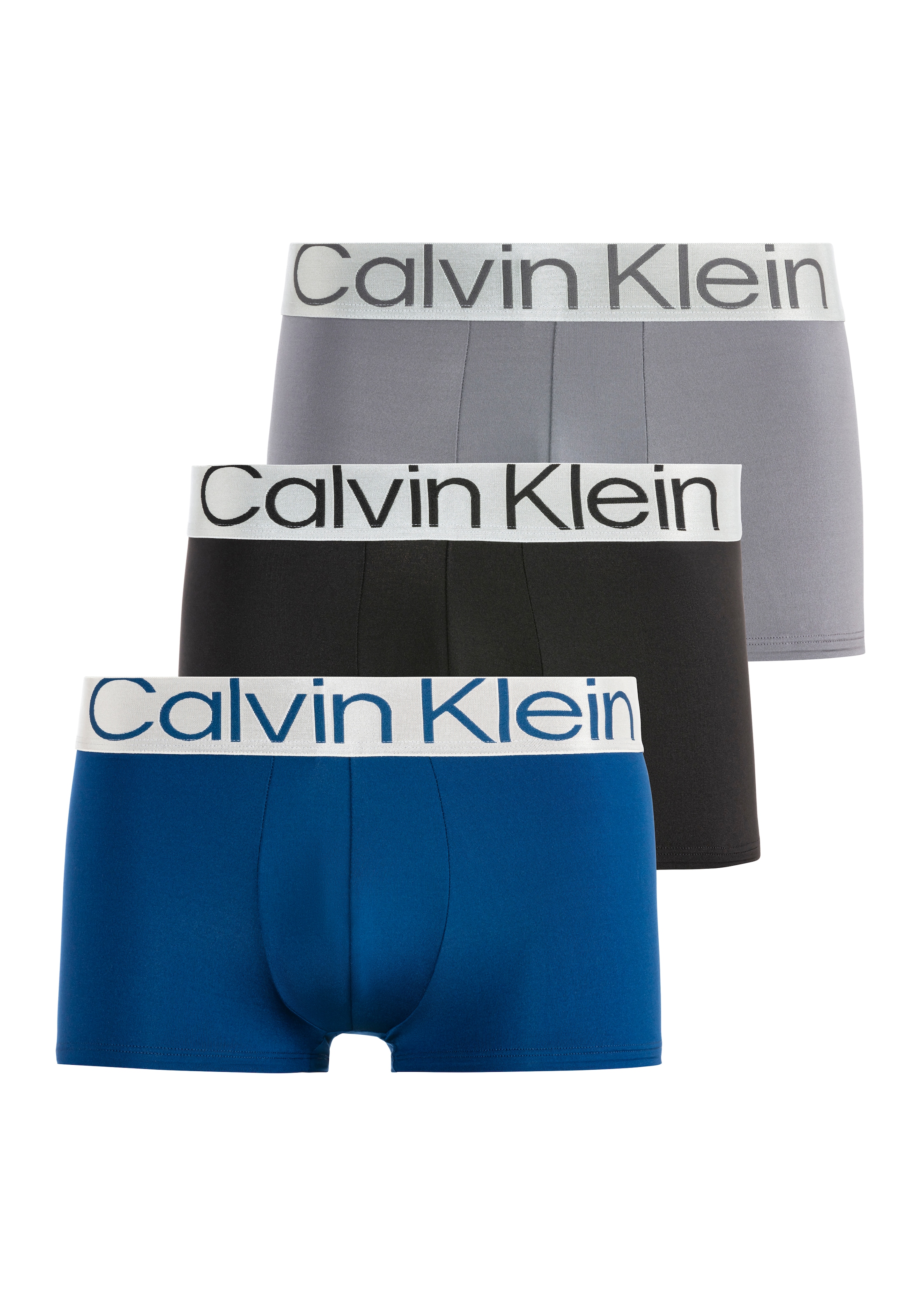 Calvin Klein Underwear Trunk "LOW RISE TRUNK 3PK", (Packung, 3er-Pack), mit Calvin Klein Logo-Elastikbund