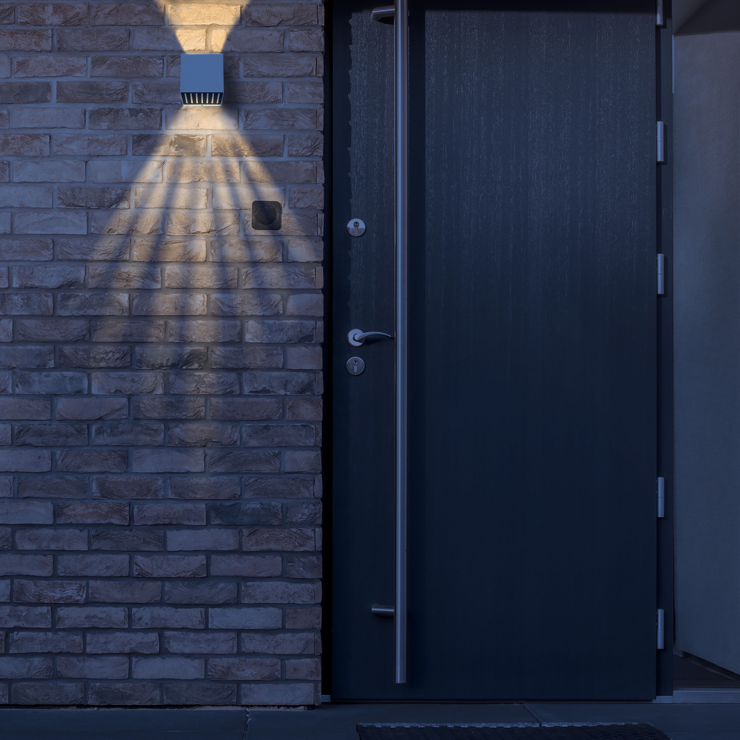 GLOBO LIGHTING LED Außen-Wandleuchte »ILLI«, Leuchtmittel LED-Modul | LED fest integriert, Außenbereich/IP54/Lichtschein: auf- und abwärts/Hauswand