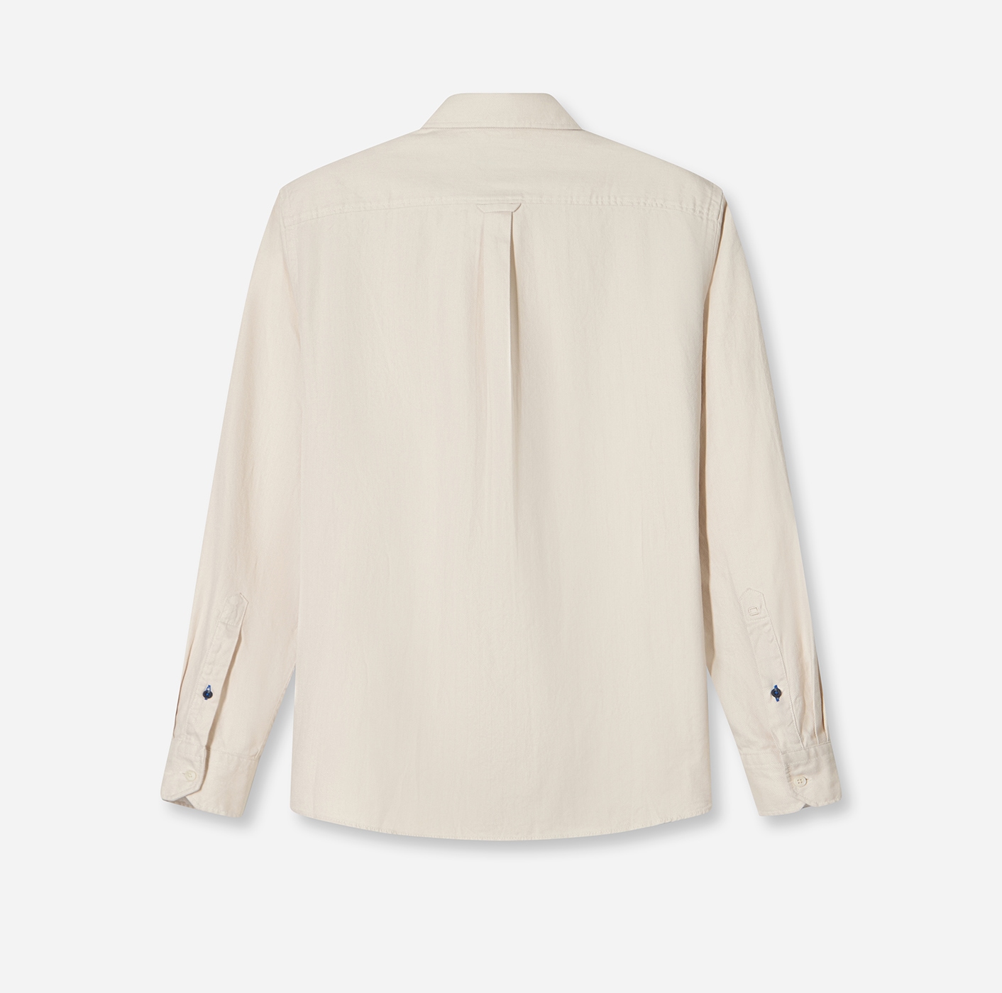 OLYMP Flanellhemd, casual, modern fit, Kentkragen, unifarben