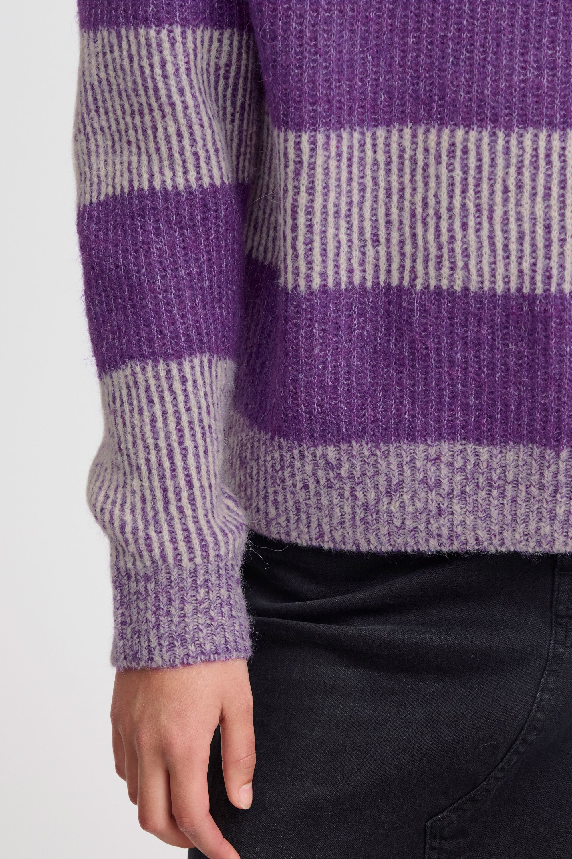 Ichi Strickfleece-Pullover »Strickpullover IHKAMARA LS13«
