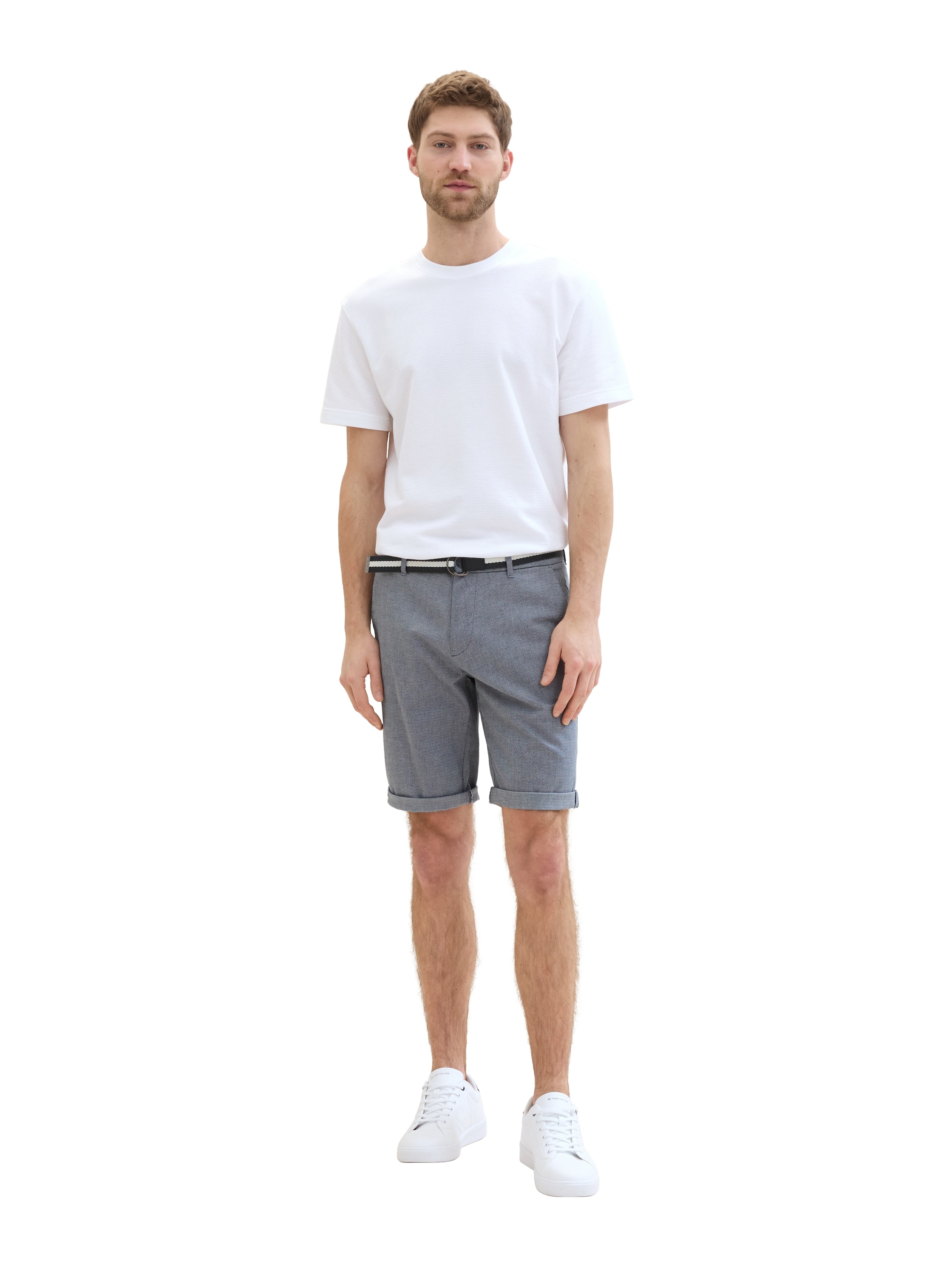 TOM TAILOR Bermudas, mit Gürtel