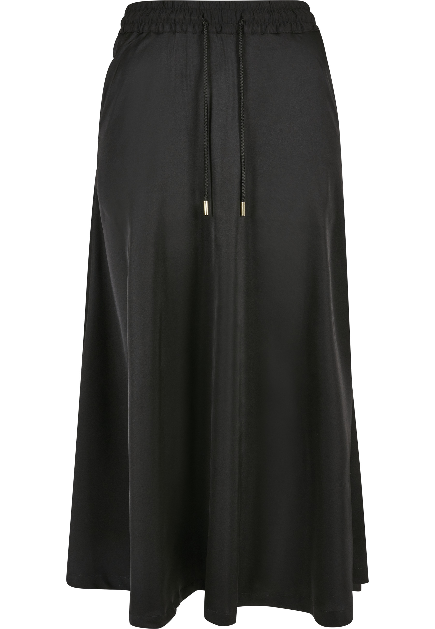 URBAN CLASSICS Maxirock "Urban Classics Damen Ladies Satin Midi Skirt" 1 Stk.