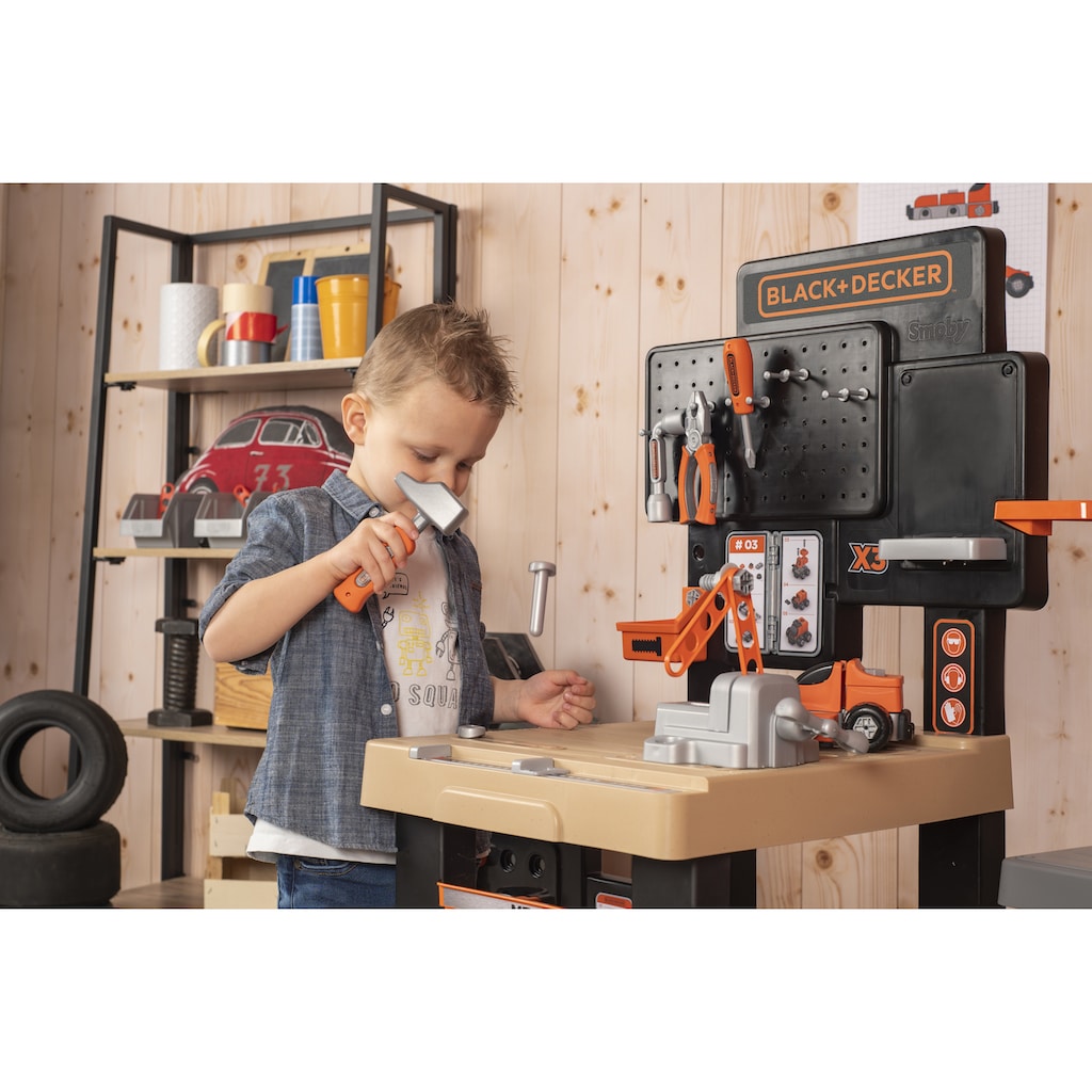 Smoby Spielwerkbank »Black + Decker, Mega Werkbank Center«