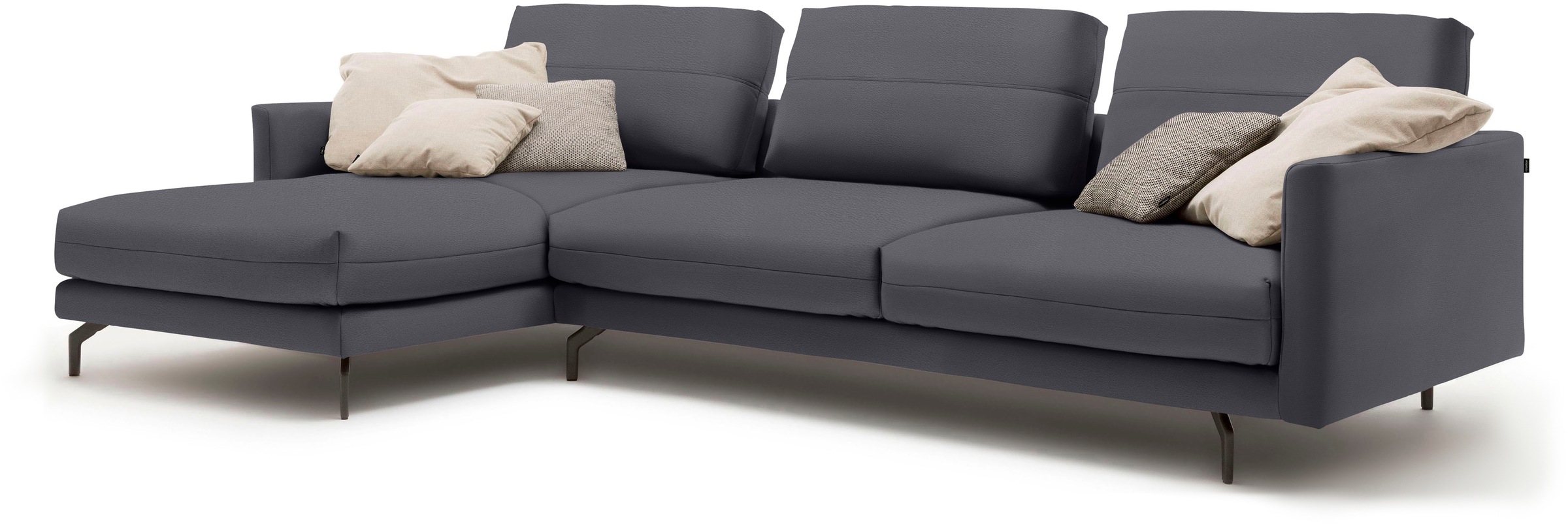 Creation BY ROLF BENZ Ecksofa »CR.414, Designecksofa, Polsterecke, L-Form«, wahlweise aus feinstem Rindsleder oder hochwertigem Chenille