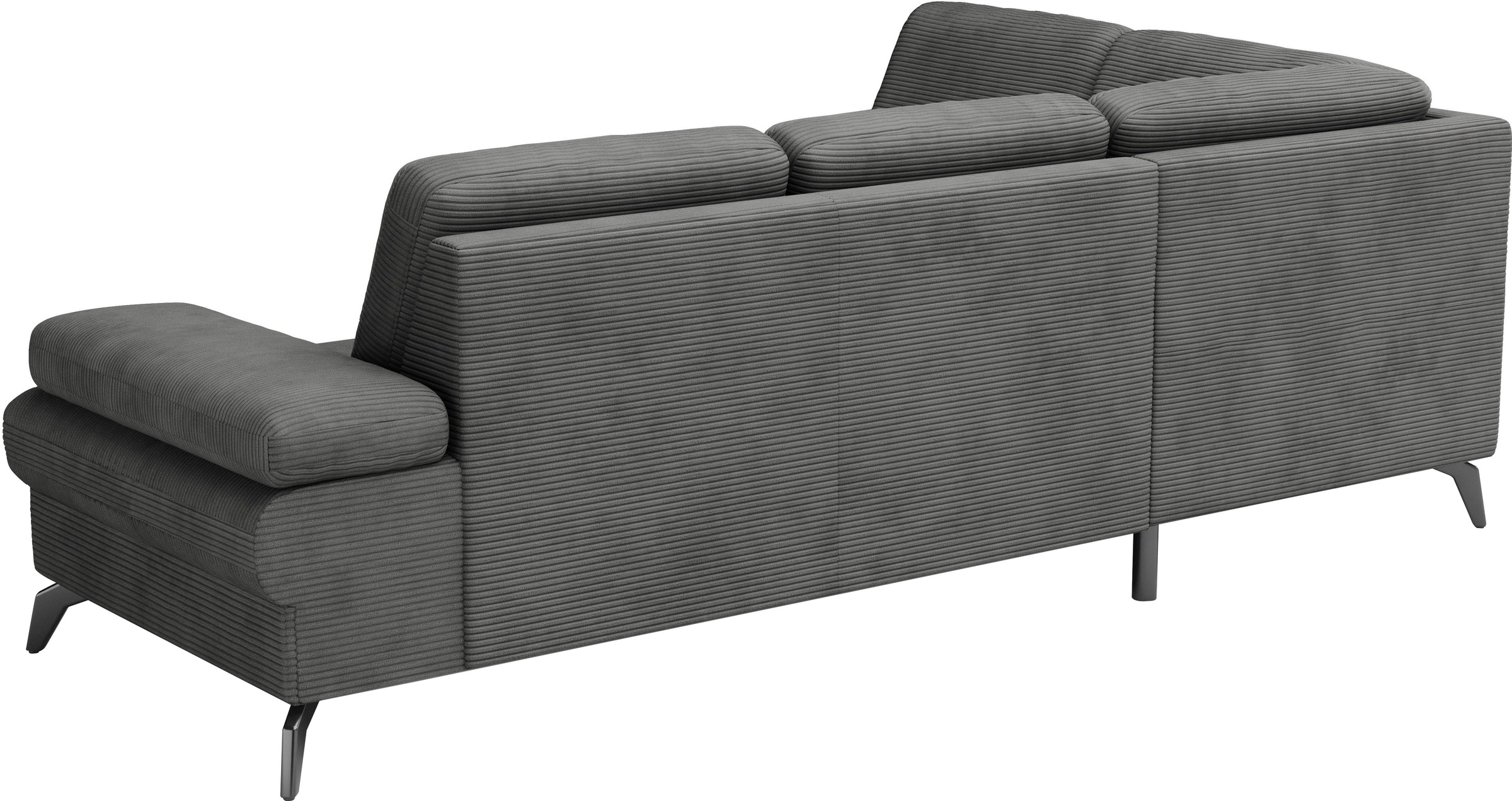 sit&more Ecksofa »Morris Jubi L-Form«, inkl. Armteilfunktion und 1 Zierkissen, wahlweise mit Bettfunktion