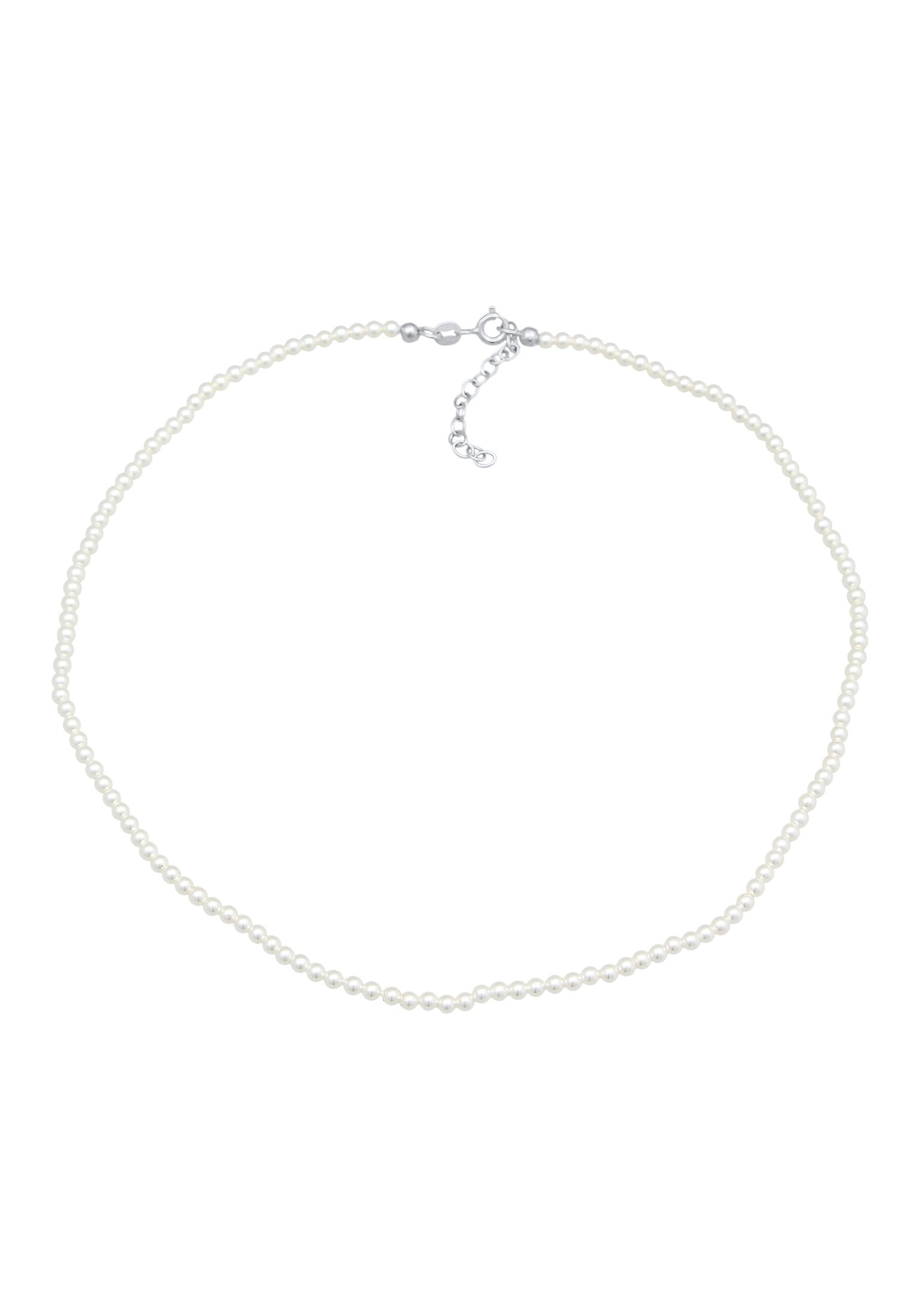Elli Choker »Halskette Choker Muschelkernperlen 925 Silber«