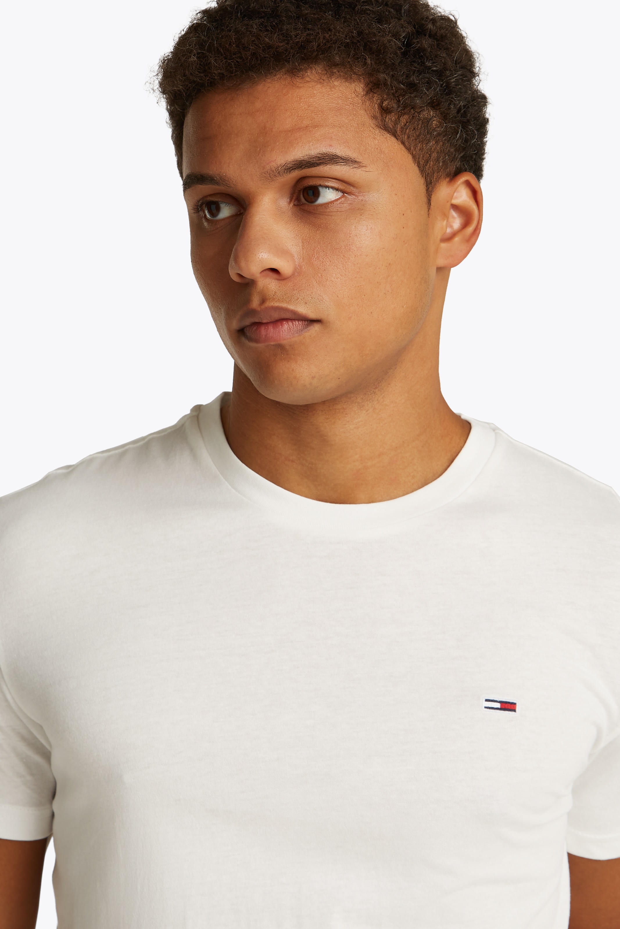Tommy Jeans T-Shirt »TJM XSLIM 3 PACK TEE«, Mit Rundhalsausschnitt