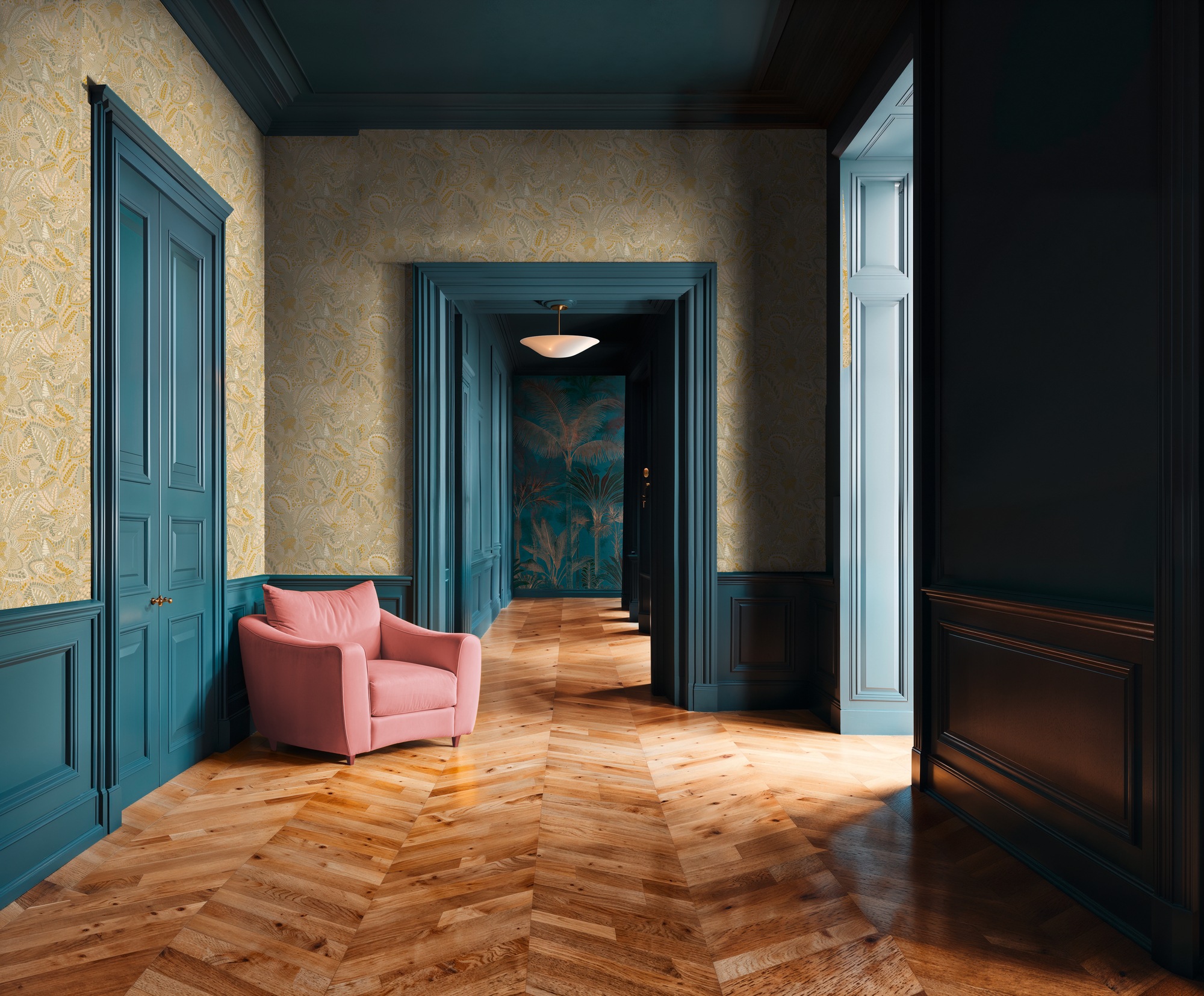 A.S. Création Vliestapete »Cuba II Ethno Floral Jungle« Retro | floral | tropisch leicht strukturiert Auffälliges Ethno-Design mit kunstvollen floralen Elementen