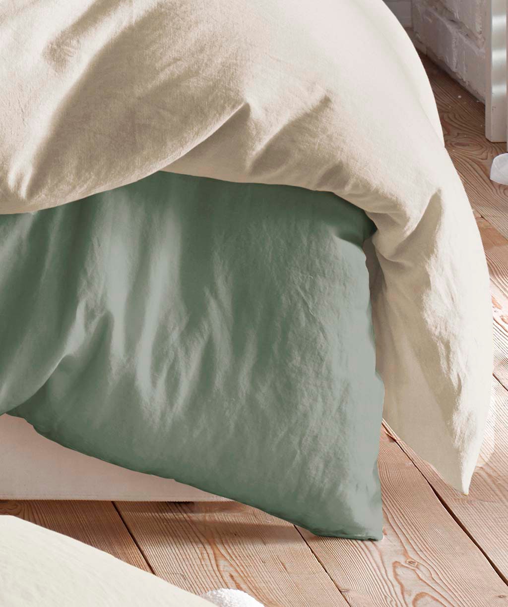 fleuresse Bettwäsche »Provence in Gr. 135x200, 155x220 oder 200x200 cm«, Halbleinen, 50% Baumwolle, 50% Leinen, Gr. 135x200, 155x220, 200x200cm
