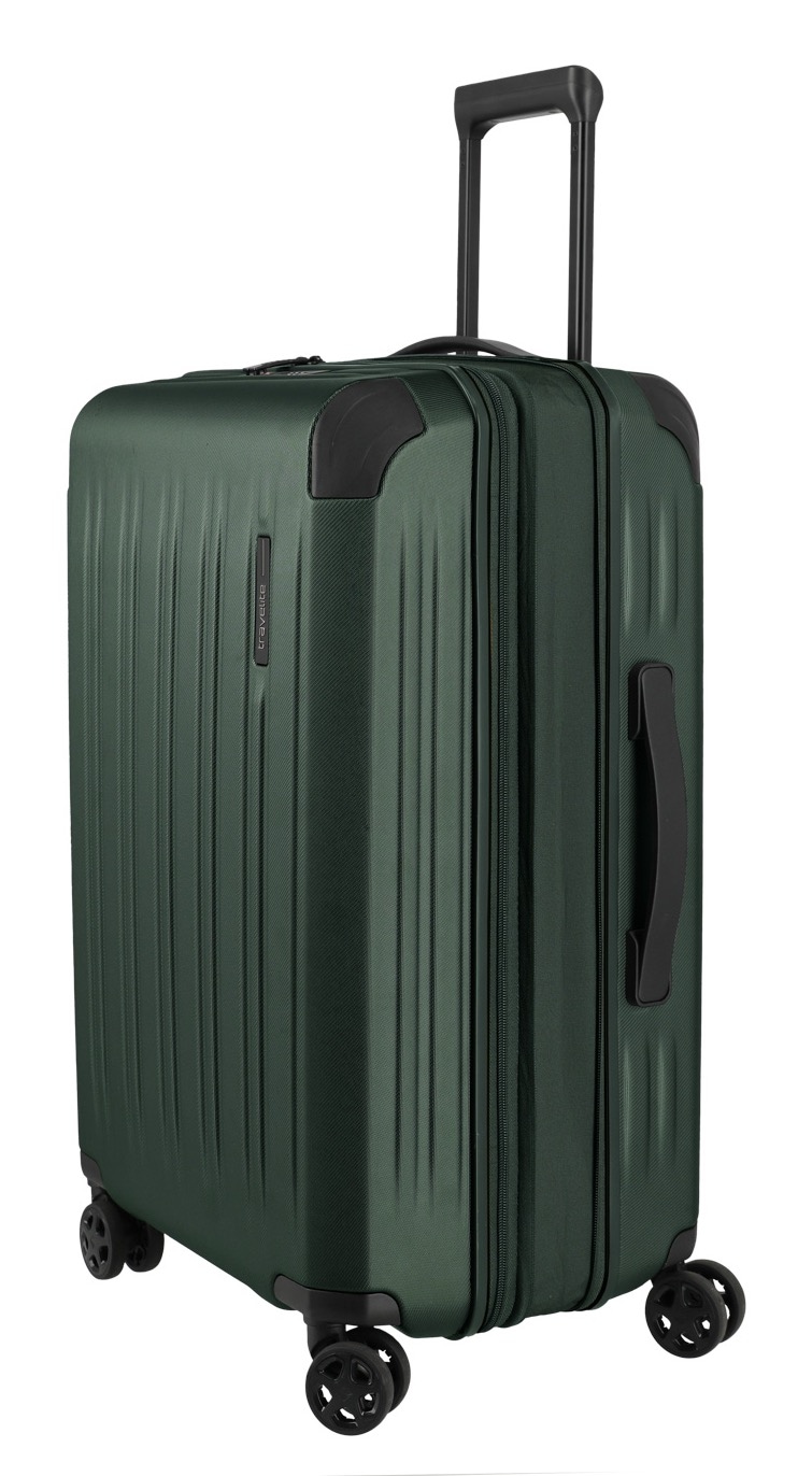 travelite Trolleyset »DYNAMIIC S+/M/L, verschiedene Farben«, (Set, 3 tlg., S+/M/L), Hartschalen-Koffer ABS Volumenerweiterung