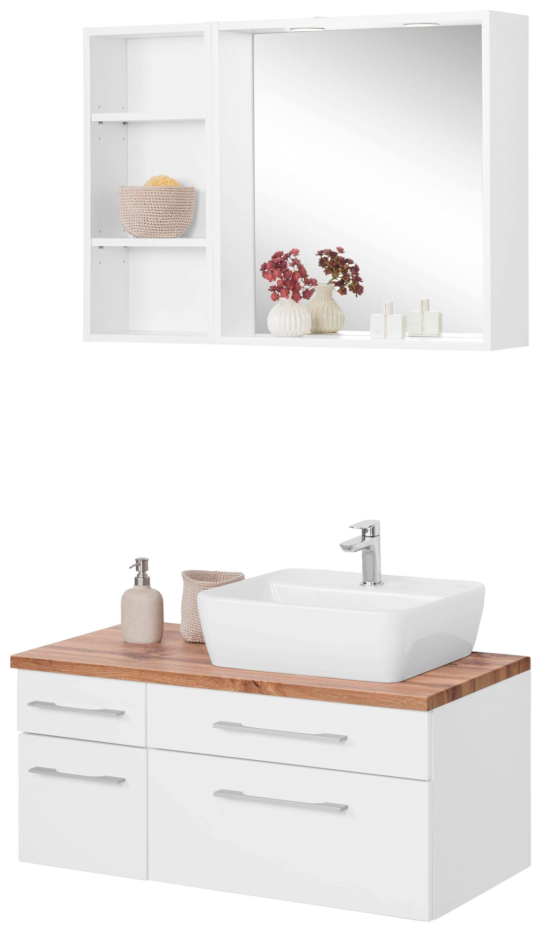 welltime Badmöbel-Set "Davos" 3 Stk. tlg. günstig online kaufen