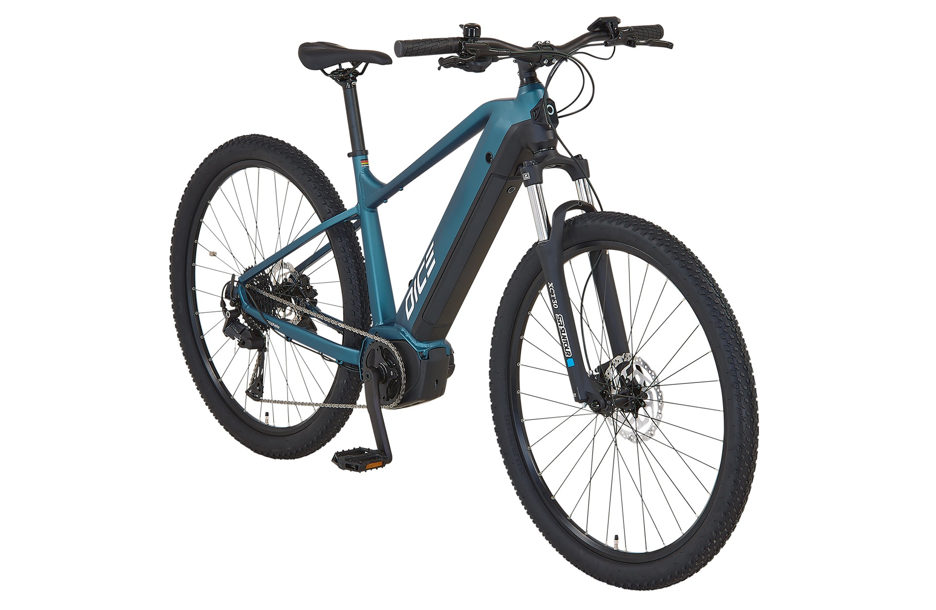 Prophete "Dice 3.8" 10 Gang Shimano Cues Schaltwerk Kettenschaltung Mittelmotor 250 W Pedelec, Elektrofahrrad für Damen und Herren, MTB