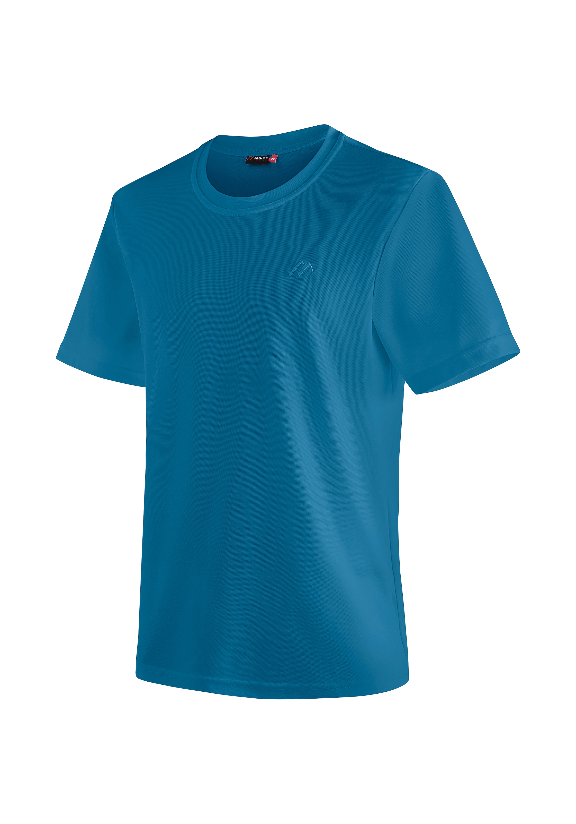 Maier Sports Funktionsshirt "Walter", Herren T-Shirt, rundhals pique Outdoorshirt, schnelltrocknend