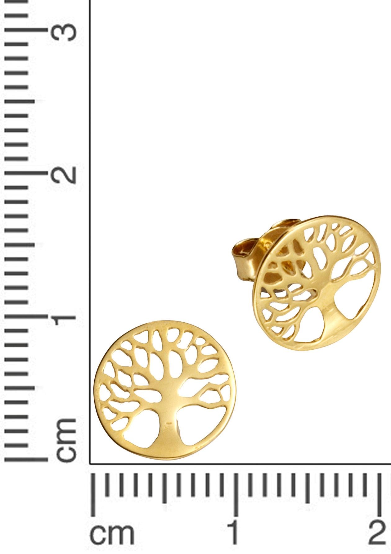Firetti Paar Ohrstecker »Schmuck Geschenk Gold 333 Ohrschmuck Lebensbaum«