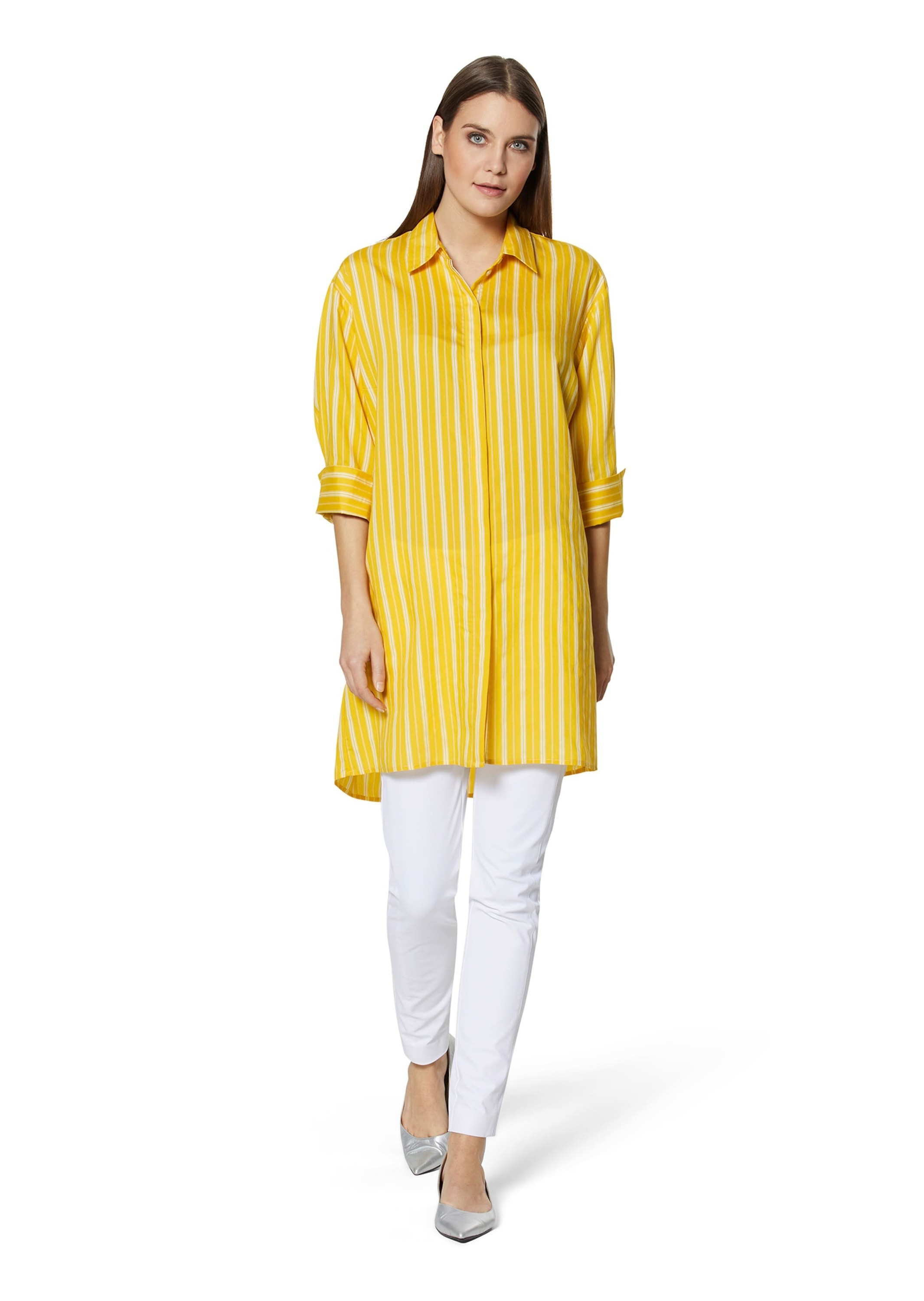 MADELEINE Hemdbluse "Hemd Langes Hemd mit Webstreifen und 3/4-Ärmeln" günstig online kaufen