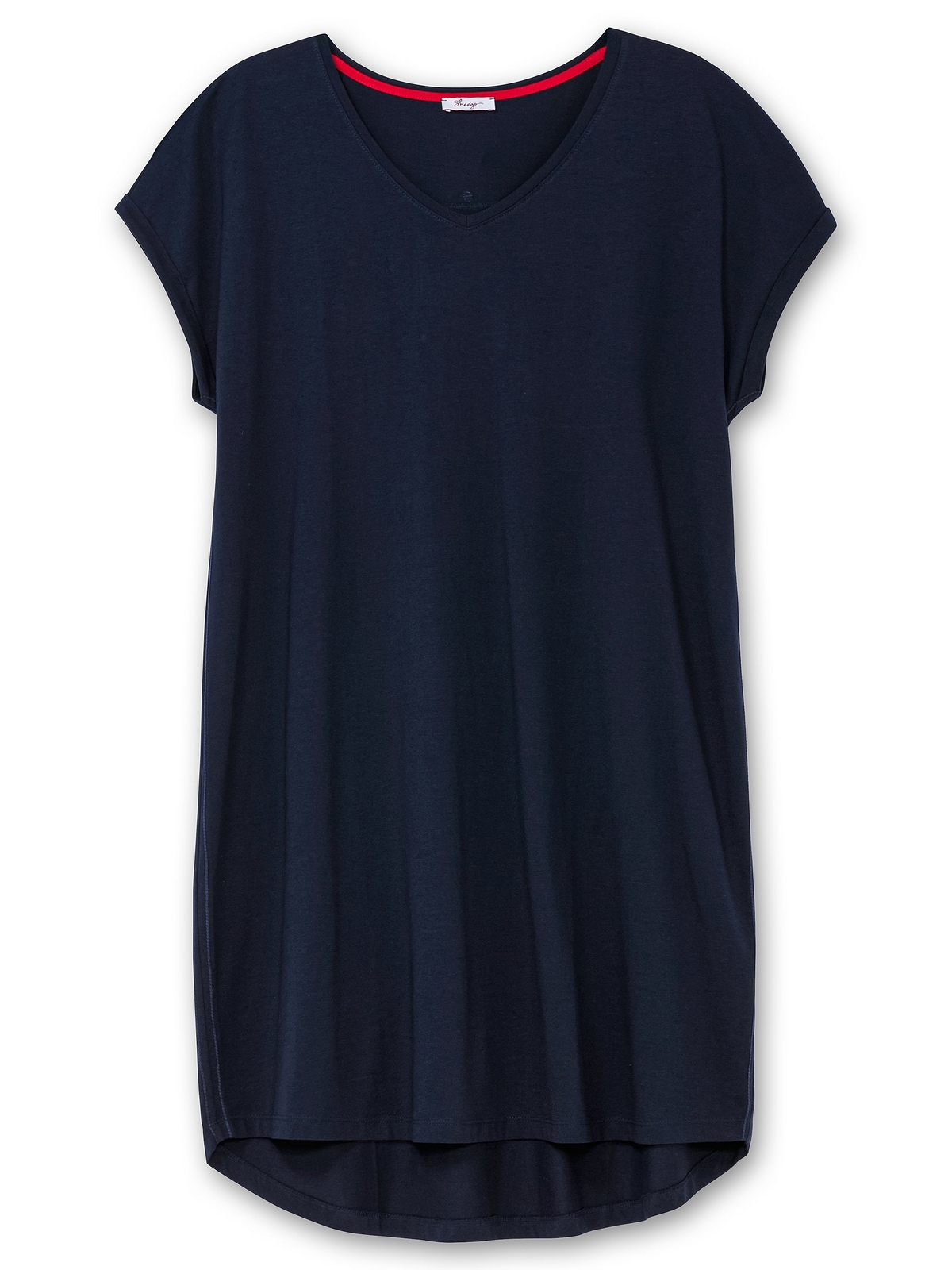 Sheego Shirtkleid »Große Größen«, in Oversized-Form, mit V-Ausschnitt