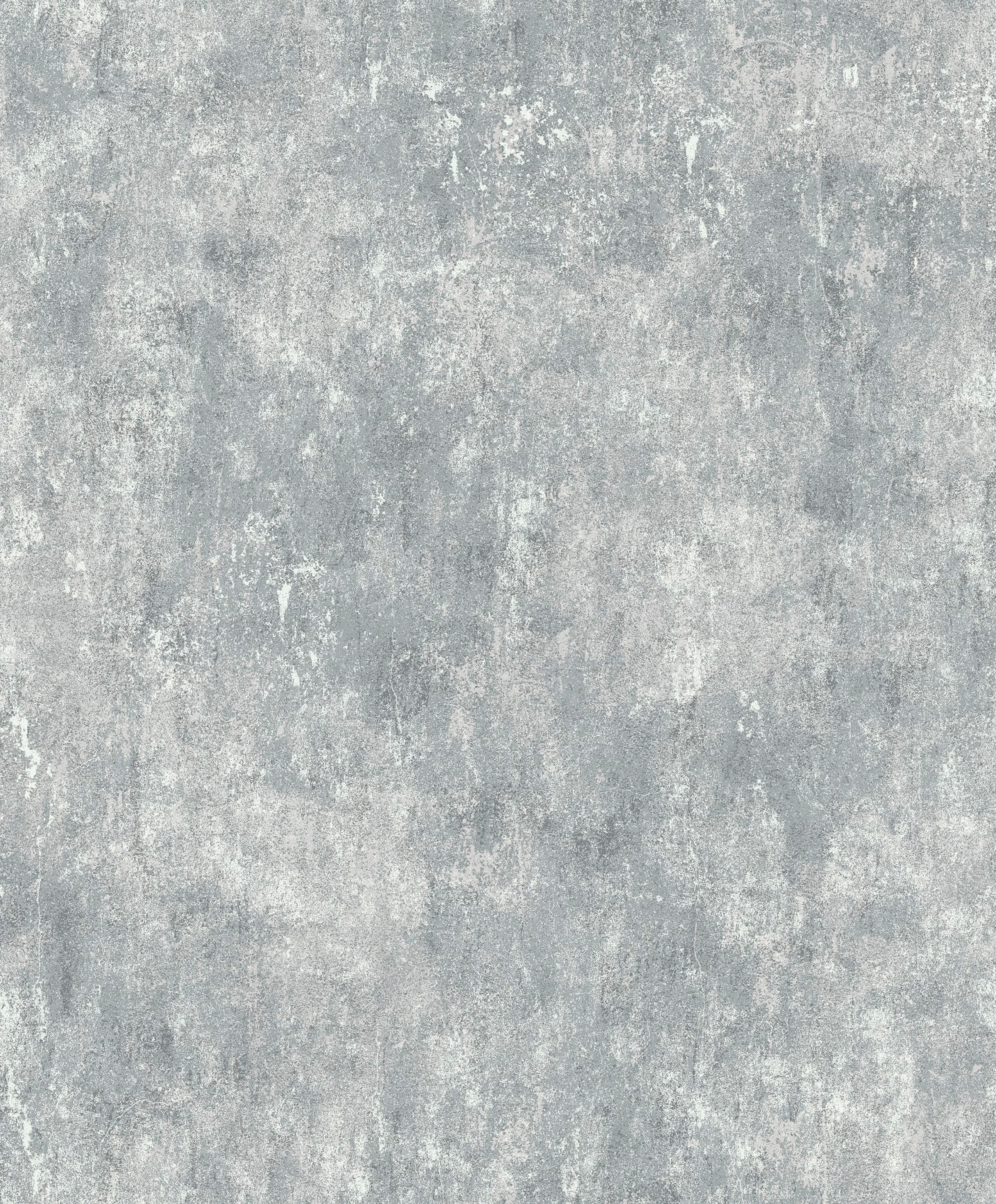 WOW Vliestapete »Beton Uni«, Steinoptik, Silber/Grau - 10m x 52cm