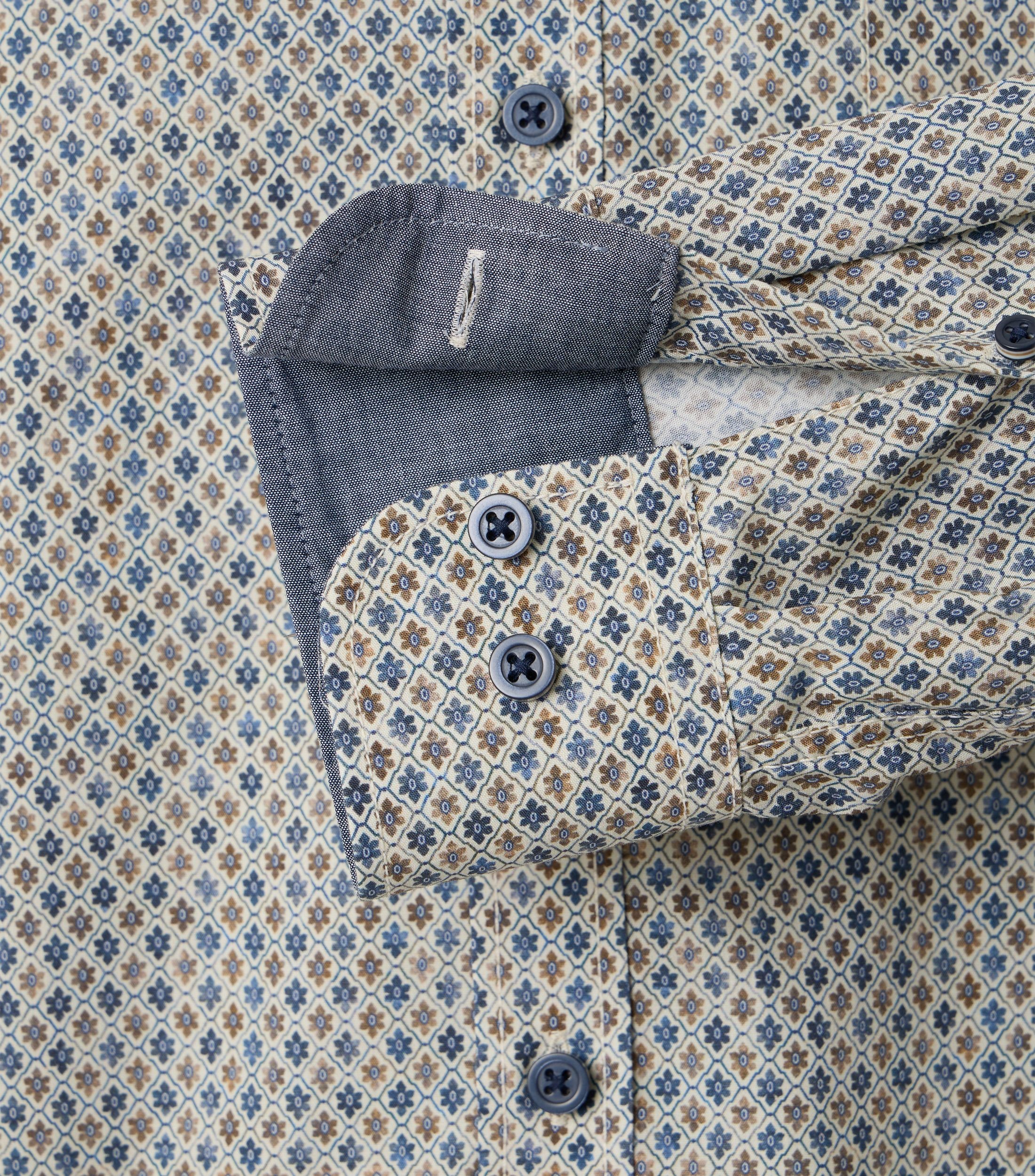 CASAMODA Langarmhemd »CASAMODA Hemdjacke Print«