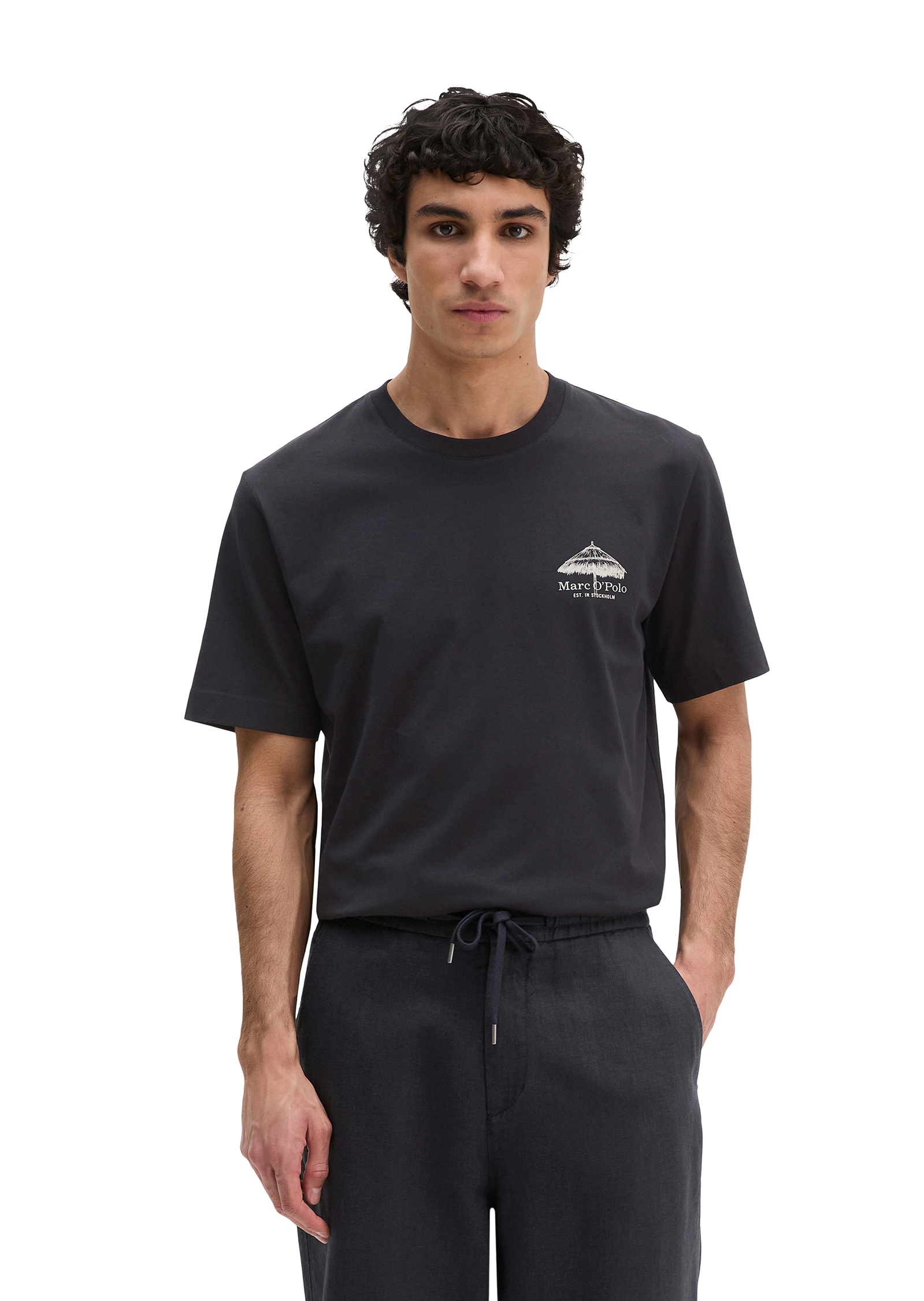 Marc O'Polo T-Shirt regular mit sommerlichem Rückenprint