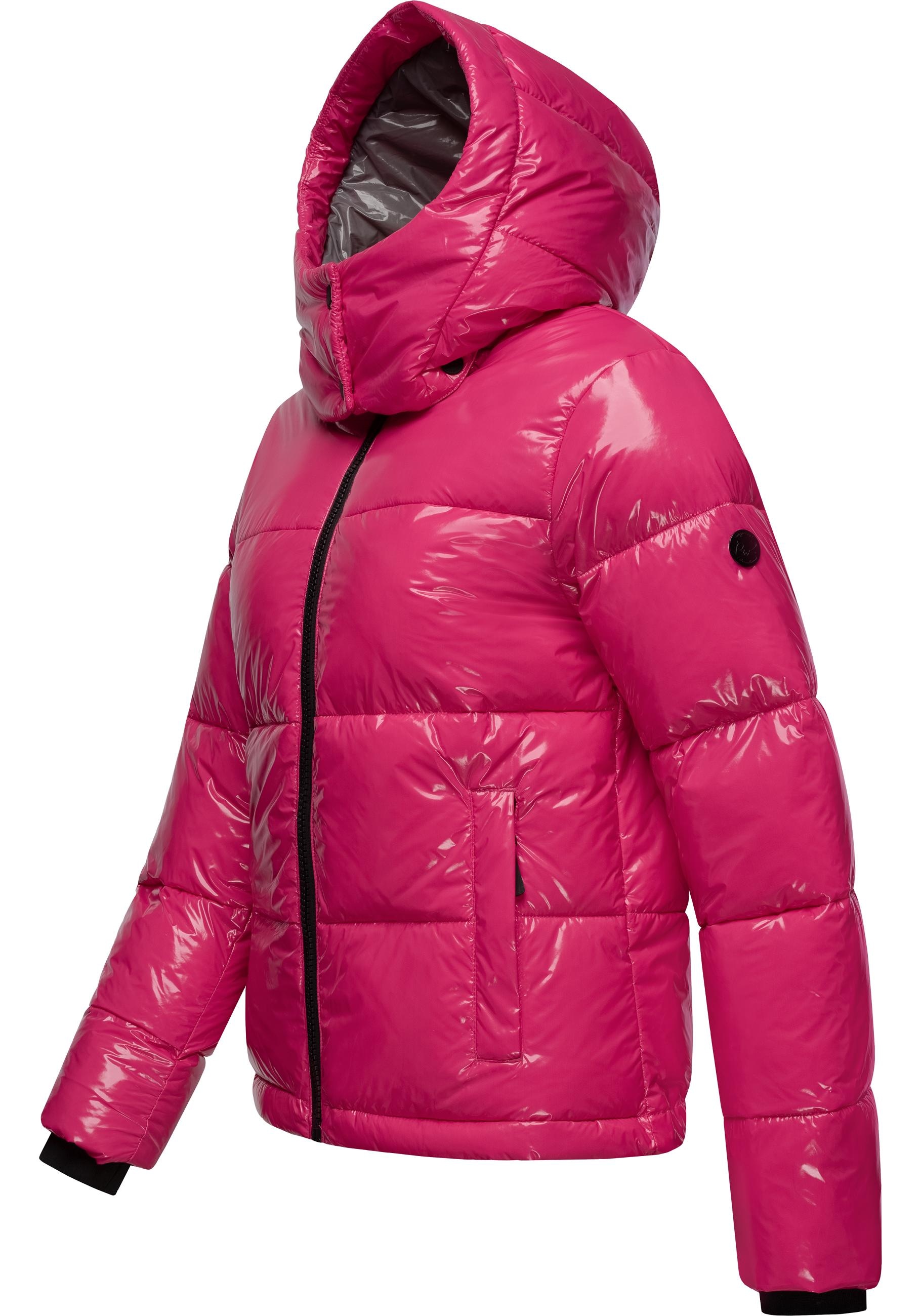 Ragwear Steppjacke »Roobie«, mit Kapuze, super stylische, gänzende Damen Winterjacke