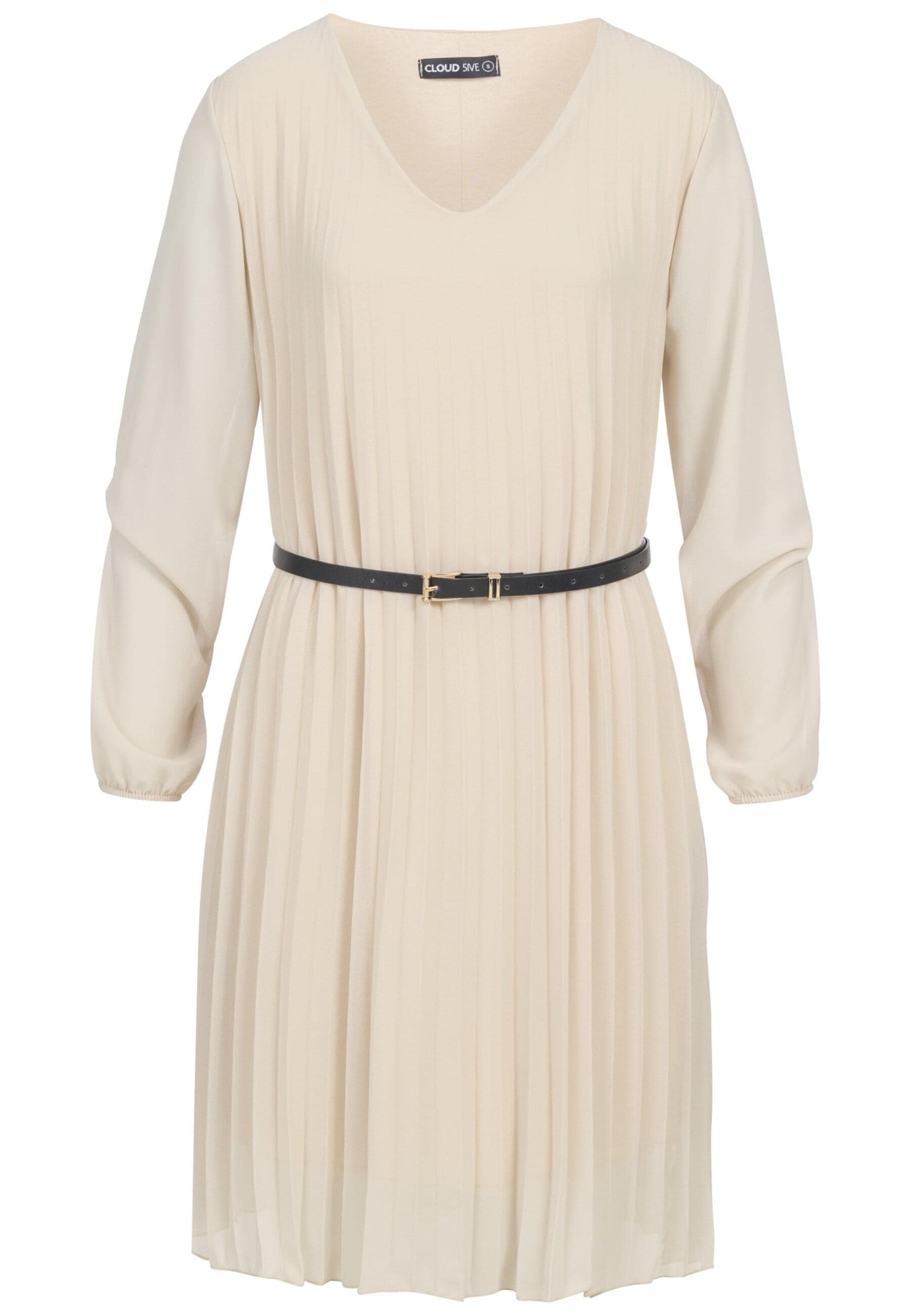 CLOUD 5IVE Shirtkleid "CLOUD 5IVE Cloud 5ive Pleated Dress with belt" 1 Stk günstig online kaufen