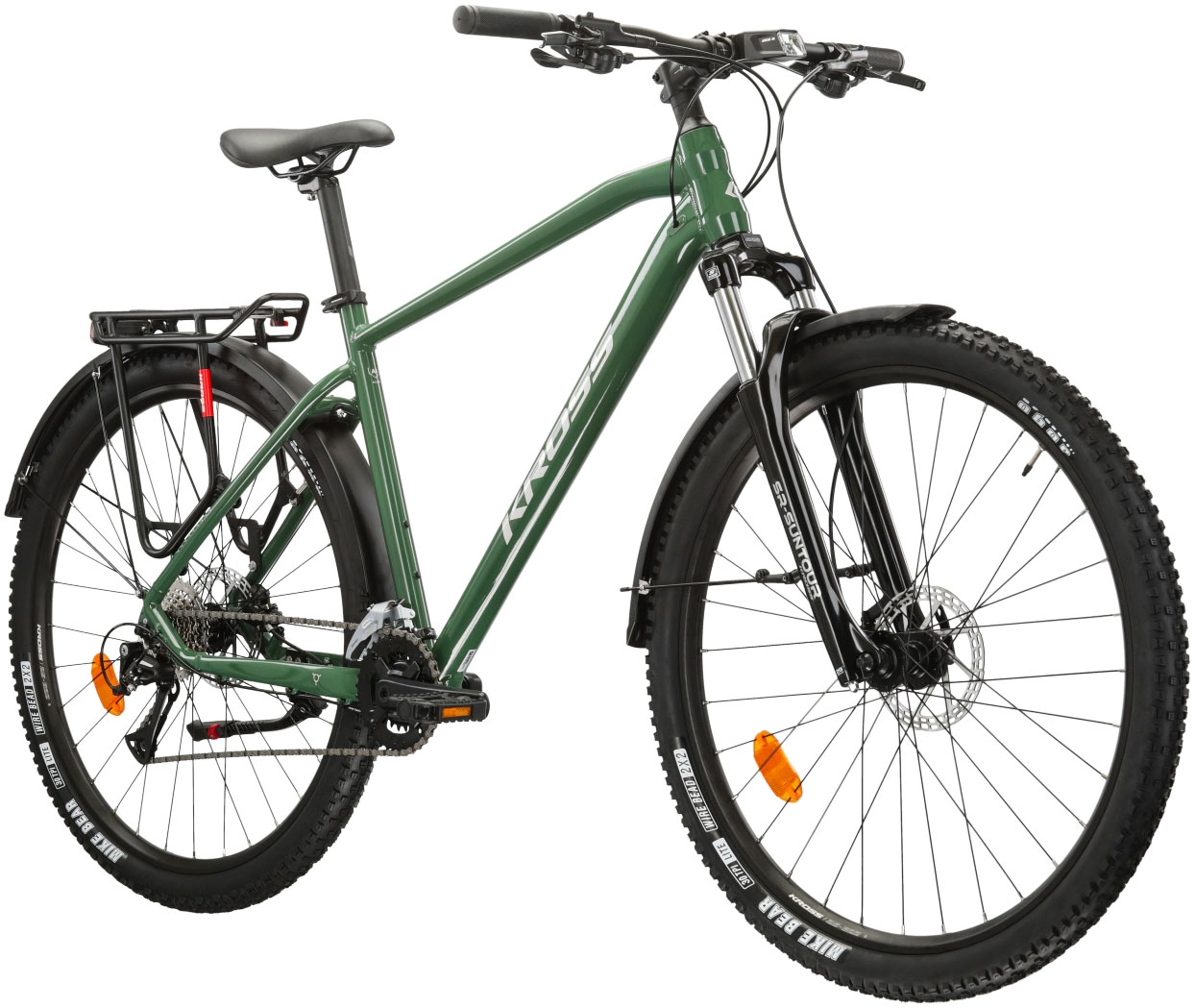 Kross Mountainbike »KROSS MTB Hardtail Hexagon 4.0 27,5" grün«, 16 Gang, Shimano, ACERA M3020 Schaltwerk, Kettenschaltung