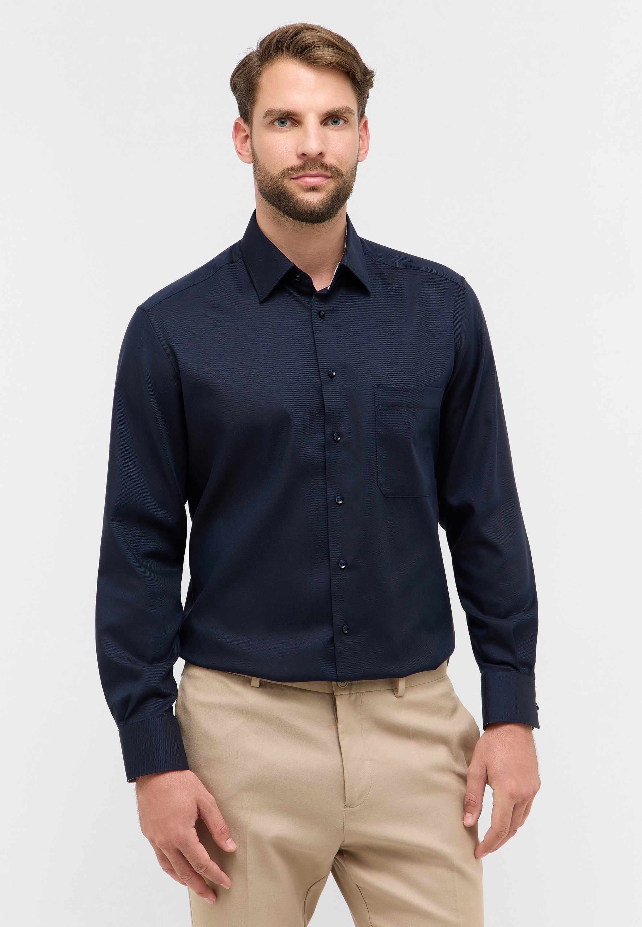Eterna Langarmhemd "COMFORT FIT", NON IRON (bügelfrei) günstig online kaufen