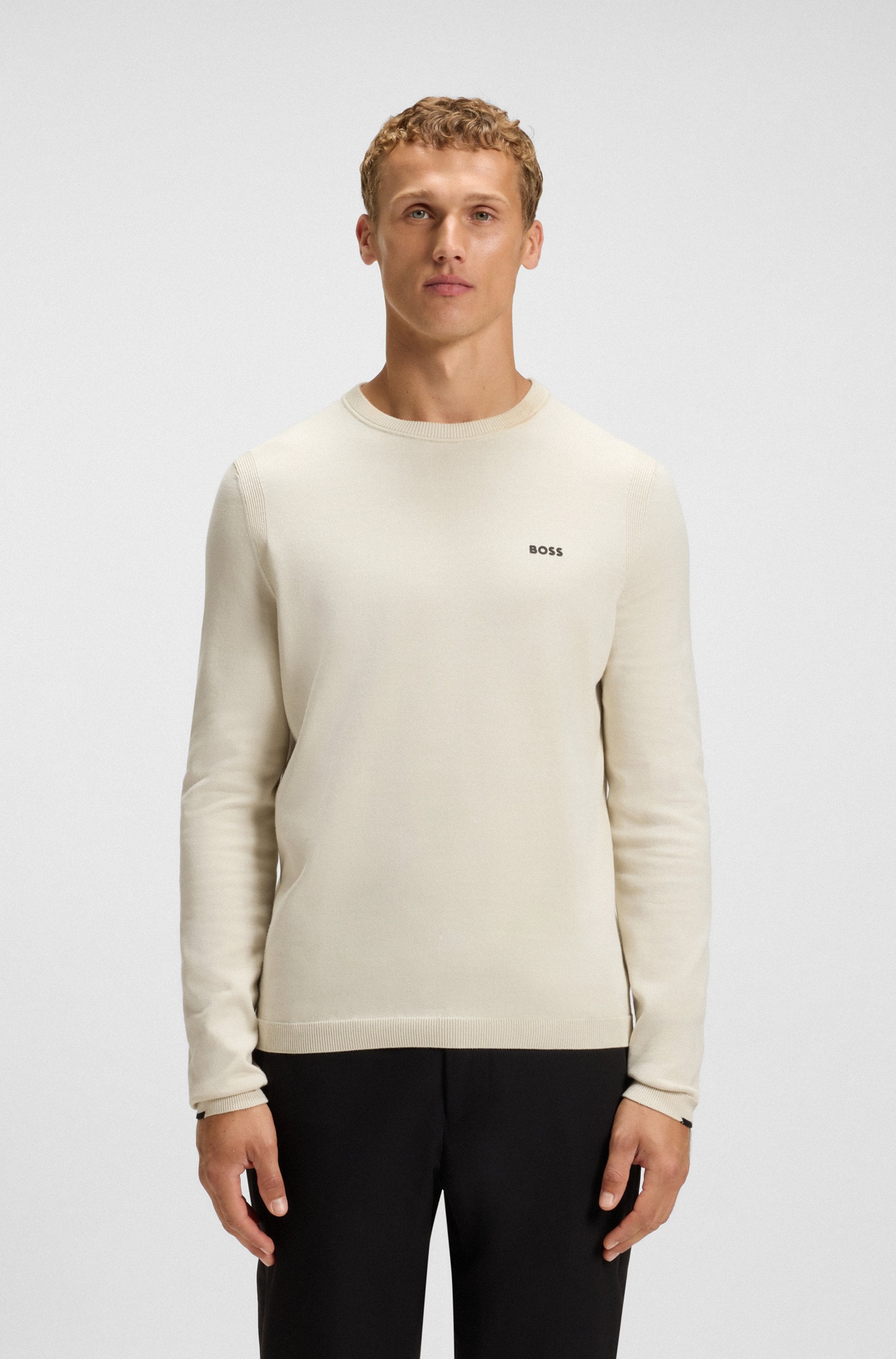 BOSS GREEN Rundhalspullover "K Ever-X CN" günstig online kaufen