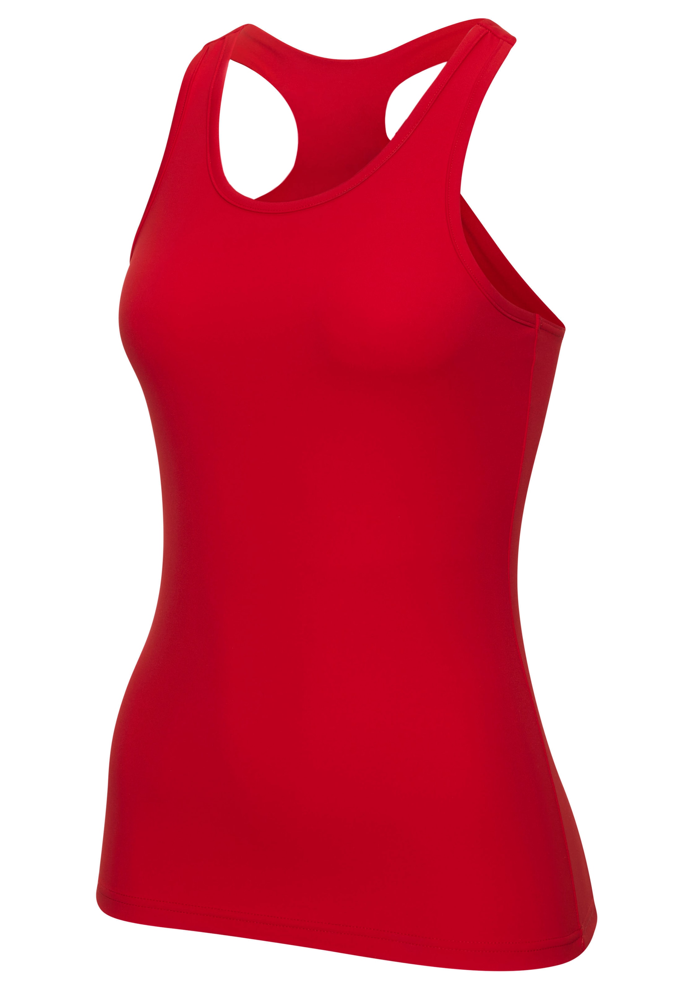 LASCANA ACTIVE Sporttop, mit Racerback und Logo-Badge