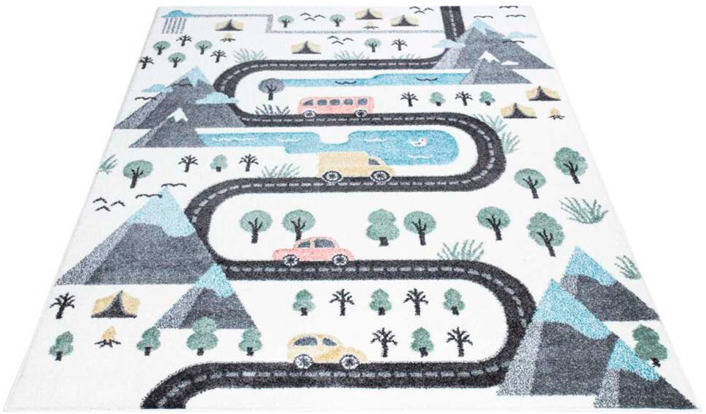 Carpet City Kinderteppich "ANIME904" rechteckig 11 mm Höhe Kinderzimmer Tep günstig online kaufen