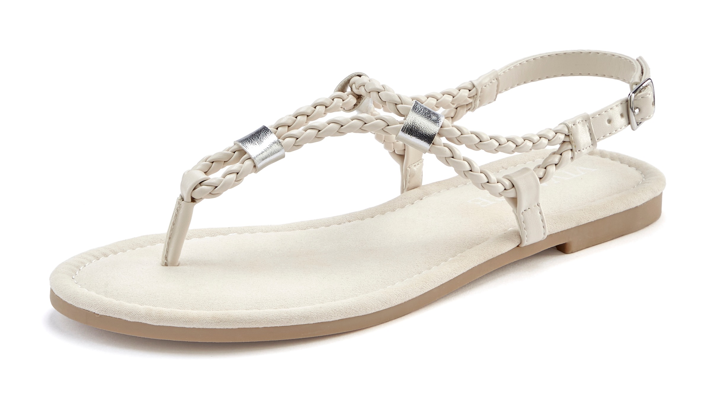 Vivance Sandale "Sommerschuh", Zehentrenner, Sommerschuh, Sandalette mit ra günstig online kaufen