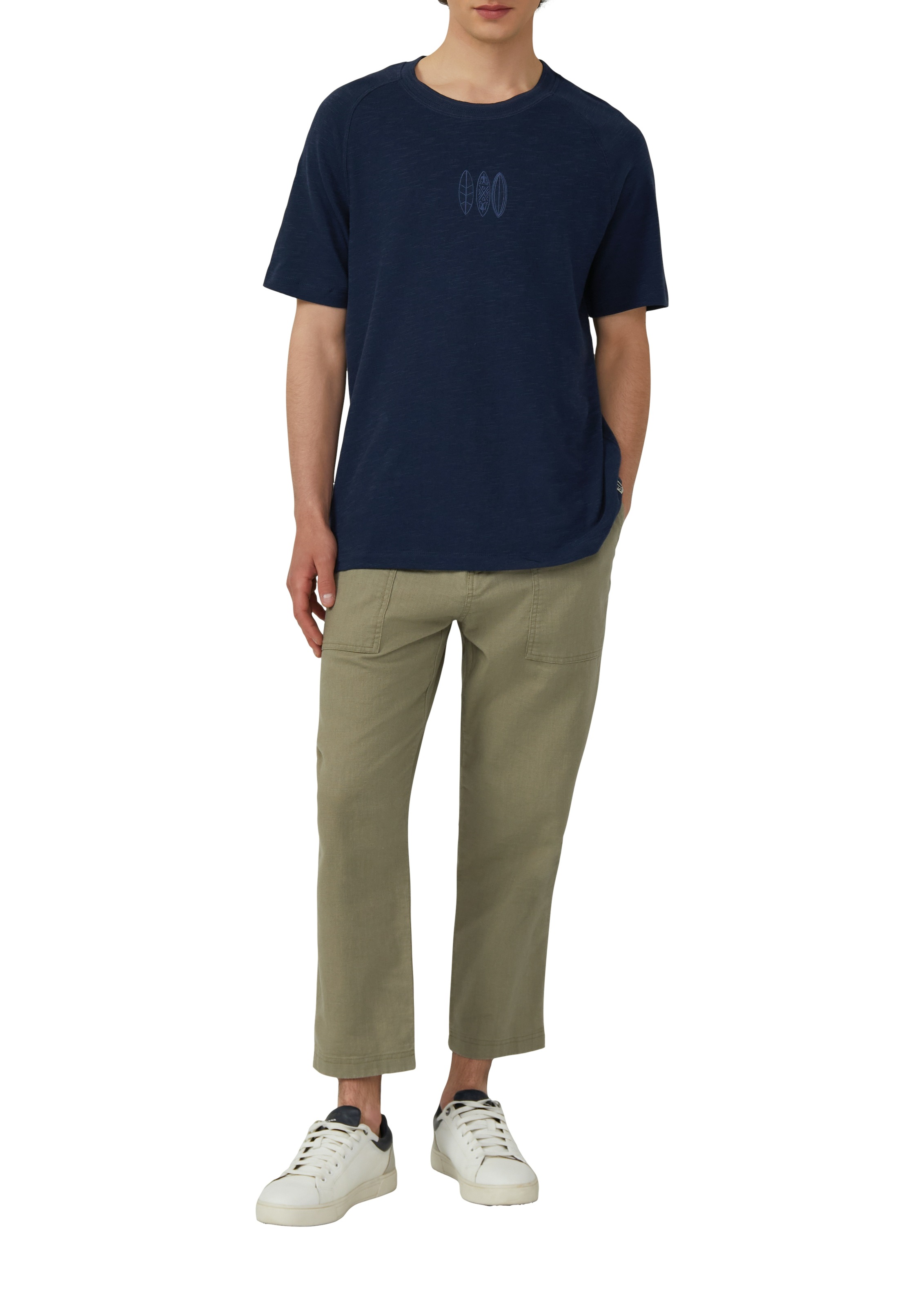 s.Oliver T-Shirt, mit Stickerei auf der Brust günstig online kaufen