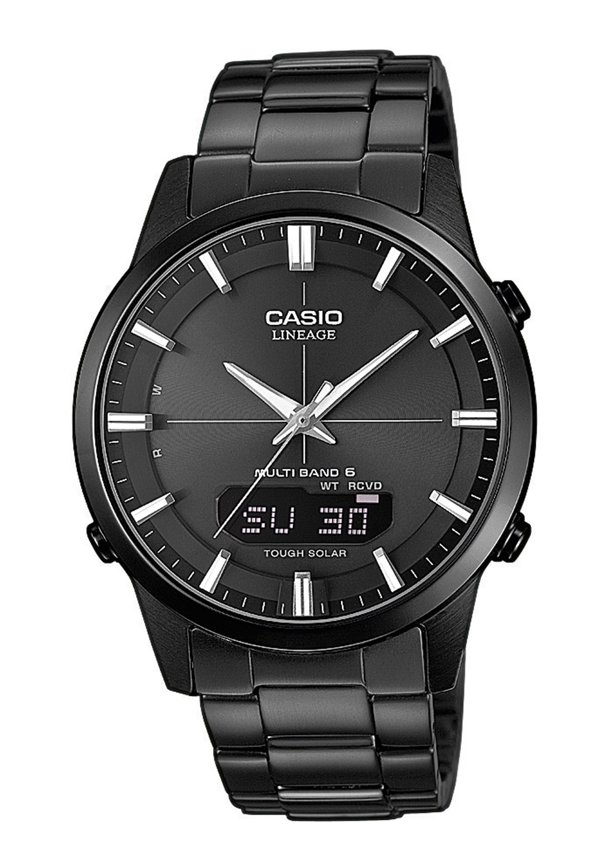 Casio Funk Funkchronograph »LCW-M170DB-1AER«, Solaruhr, Armbanduhr, Herren, digital, Stoppfunktion