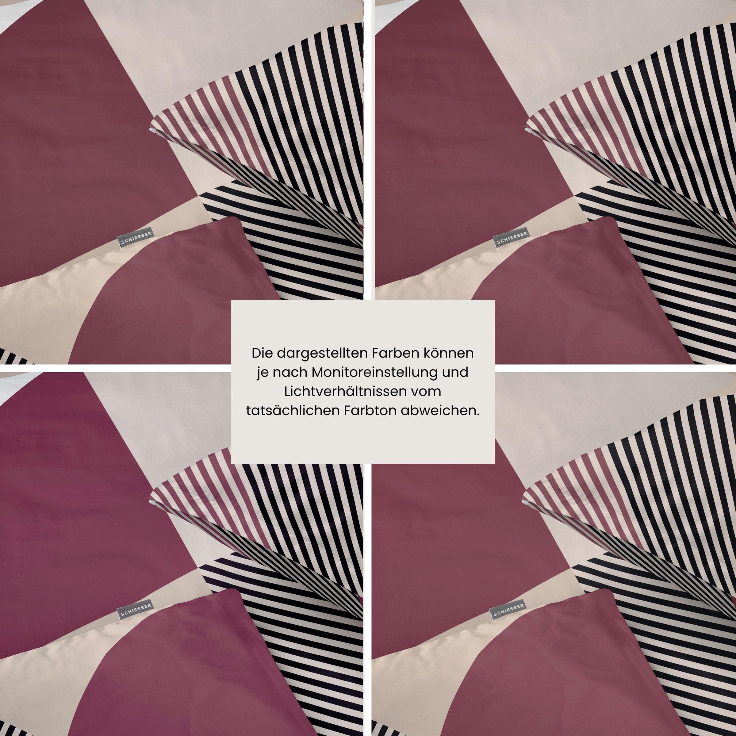 Schiesser Bettwäsche »Volana aus weicher Baumwolle mit Grafikprint« 2 OEKO-TEX® MADE IN GREEN