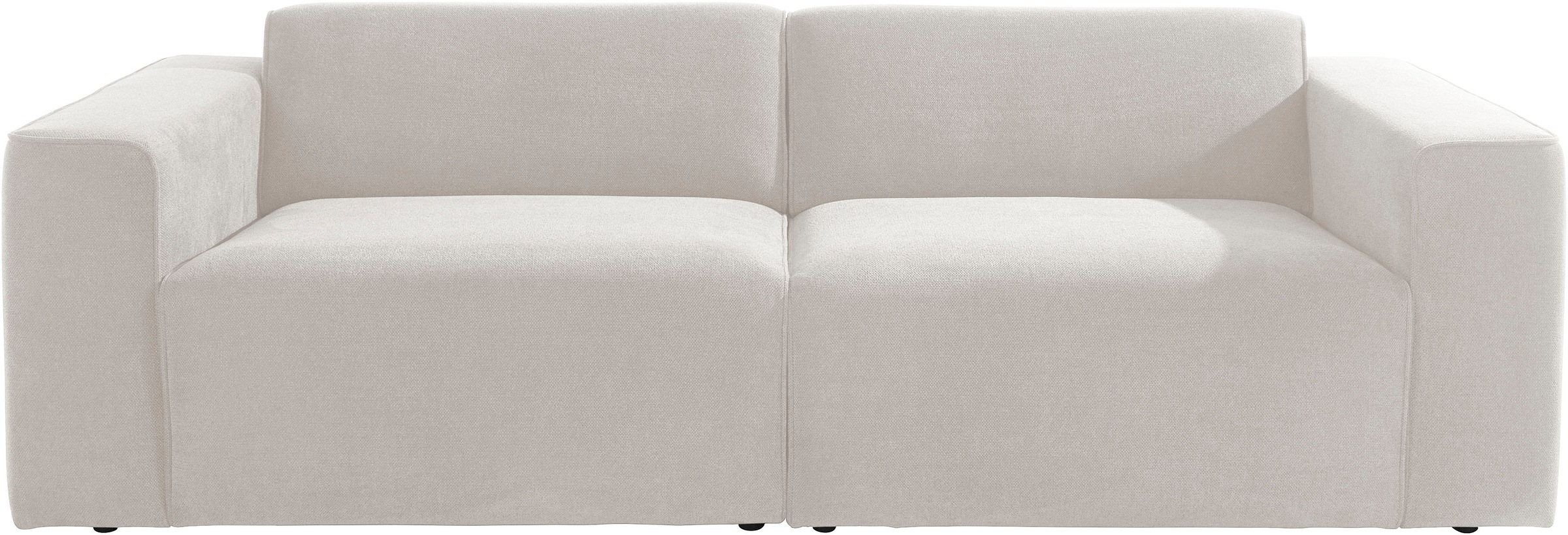 andas 3-Sitzer "Noord mit Kedernaht, Breite 232 cm", Cord, Struktur, Websto günstig online kaufen