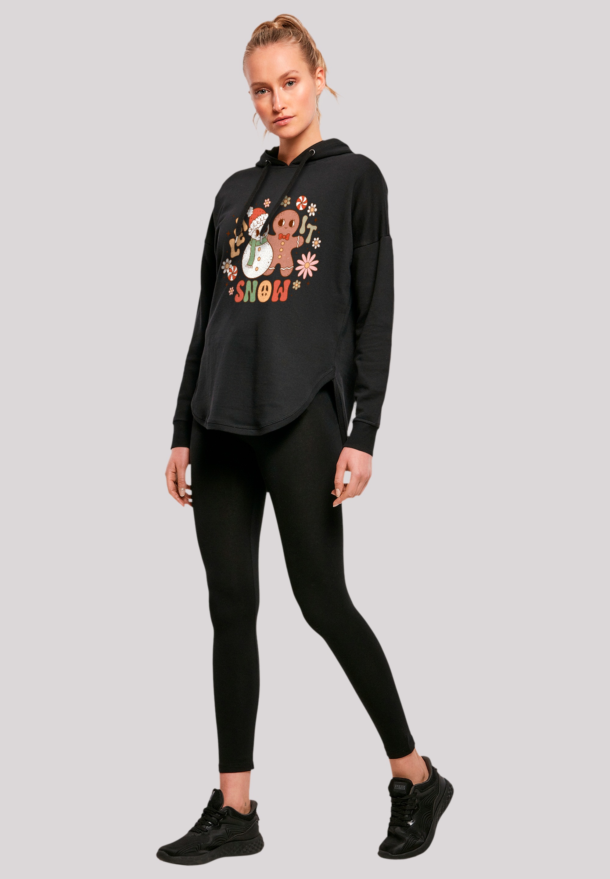 F4NT4STIC Kapuzenpullover »Let It Snow Gingerbread«, Premium Qualität, Weihnachts-Kollection