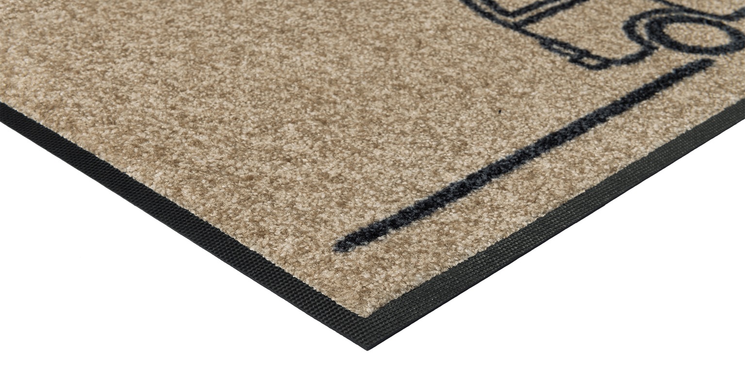 wash+dry by Kleen-Tex Läufer »Keep it Simple beige«, rechteckig, 7 mm Höhe