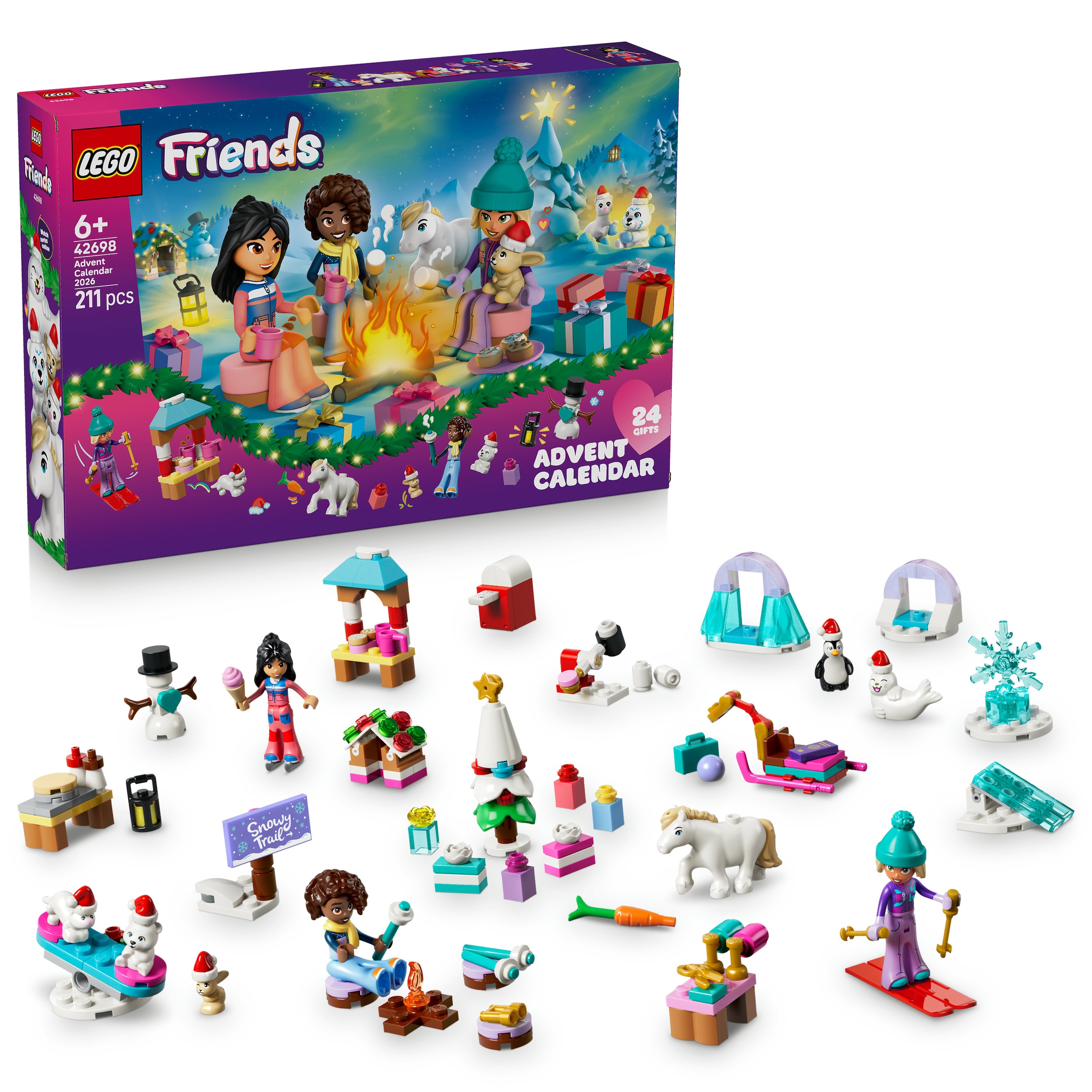 LEGO® Spielzeug-Adventskalender »Adventskalender 2026 (42698), LEGO Friends« ab 6 Jahren Made in Europe