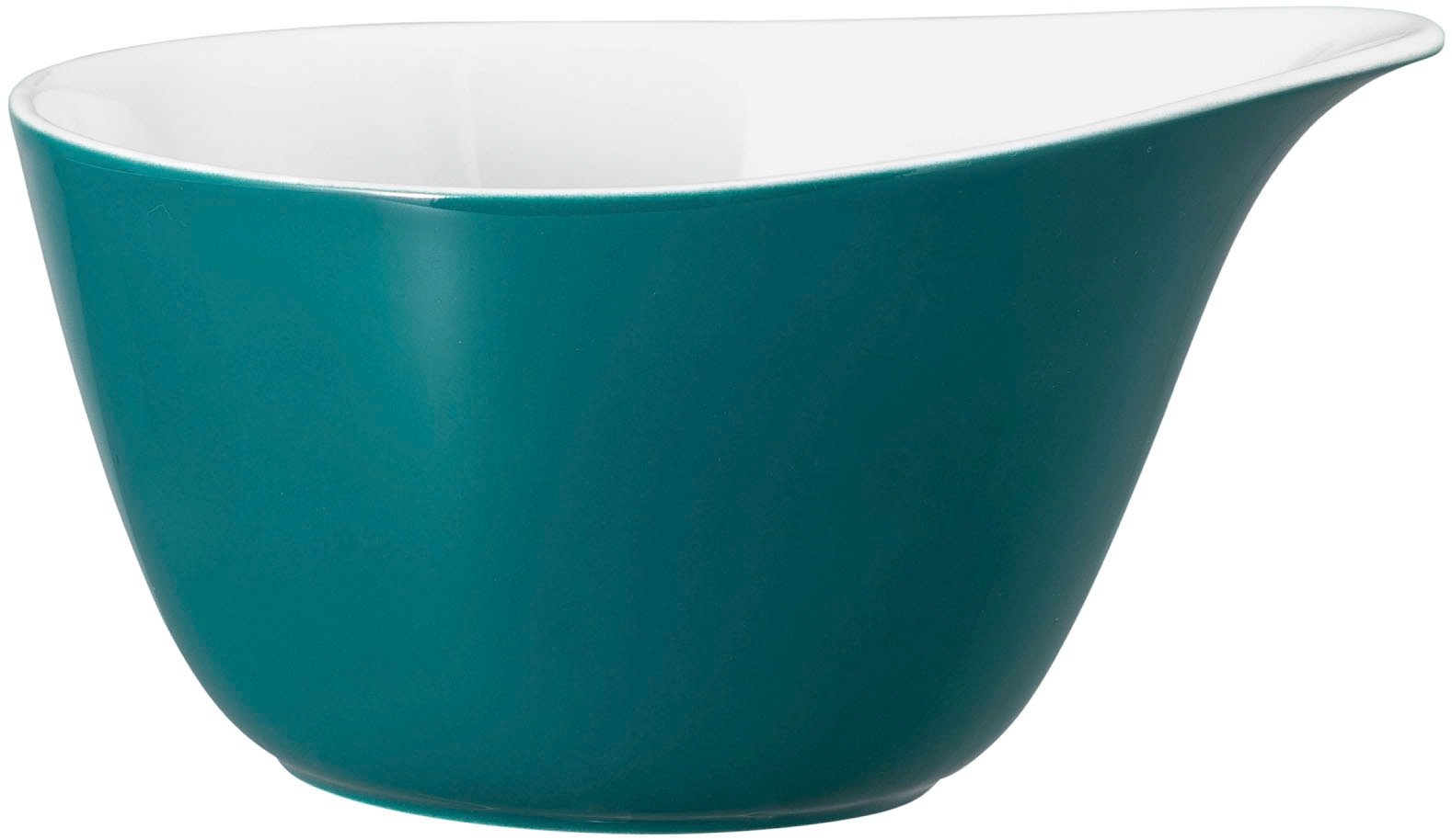 SELTMANN WEIDEN Müslischale "Life Fashion", Ø 15,7cmweiß, trendy petrol, Schüsseln, Schale mit Griff - 0,60 l